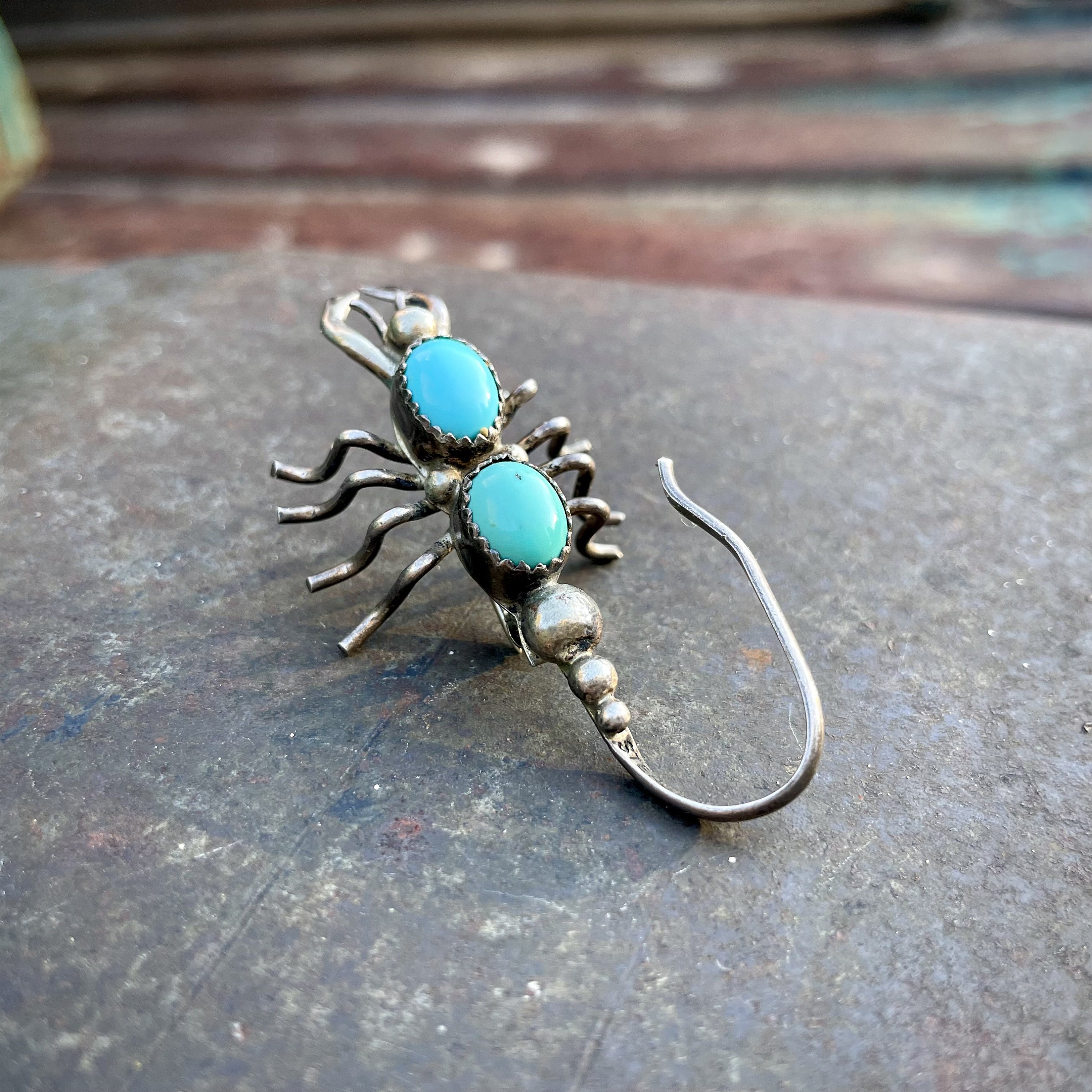 The Best Vintage Native American Navajo Scorpion Sterling Silver Ring The Best Vintage Native American Navajo Scorpion Sterling Silver Ring