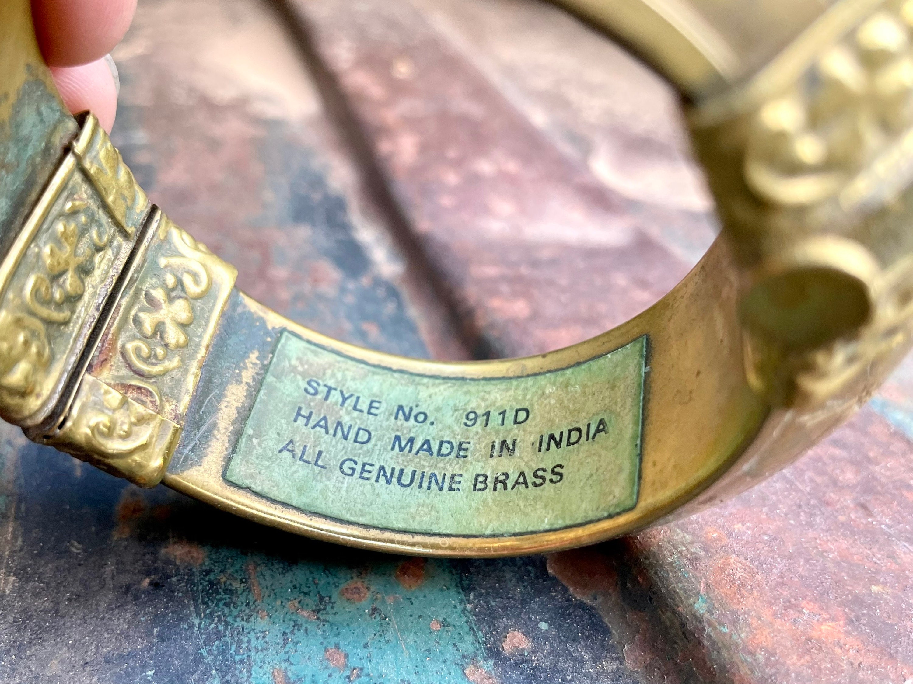 Vintage brass shop bracelets