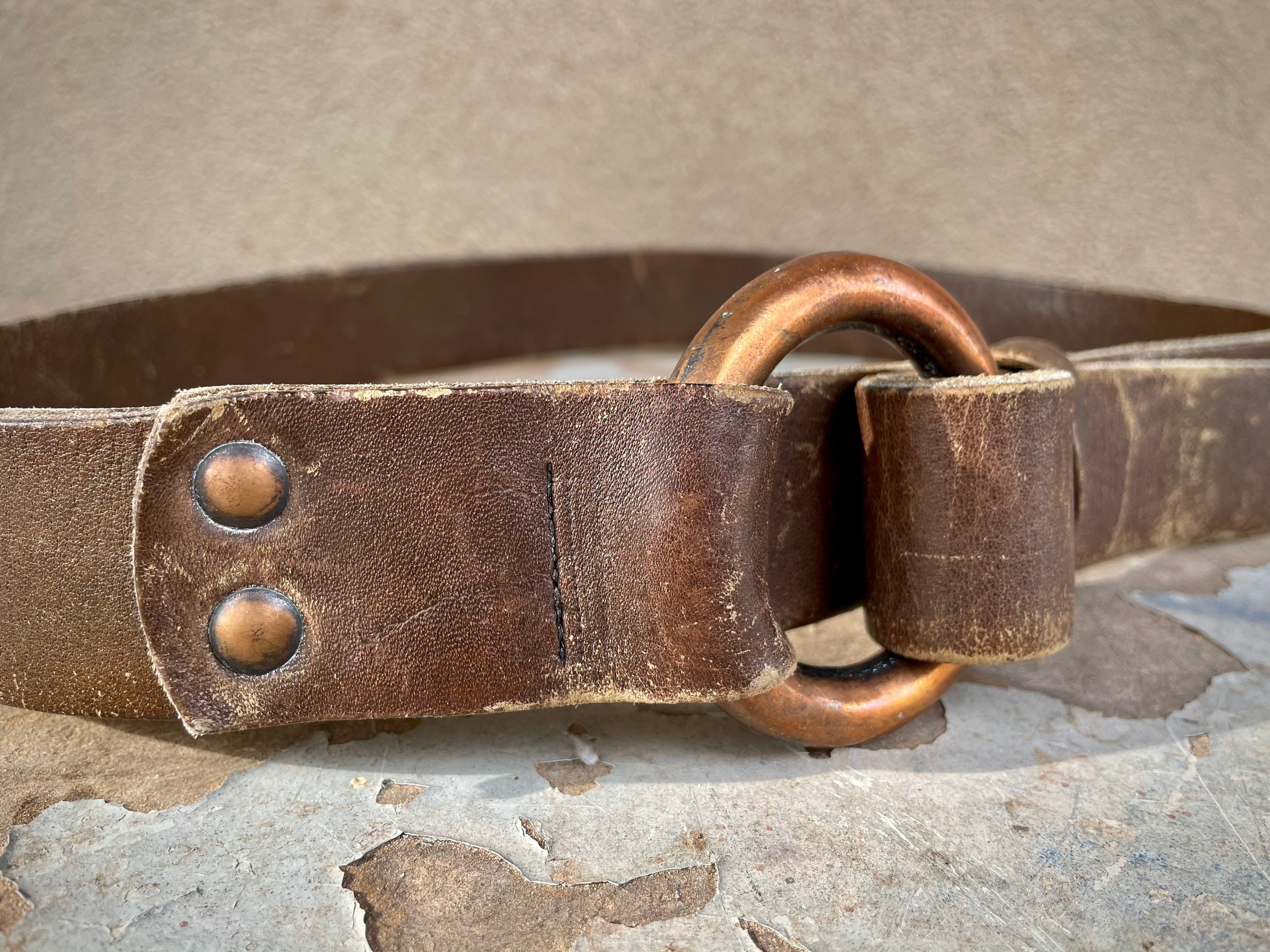 Old leather belt hotsell