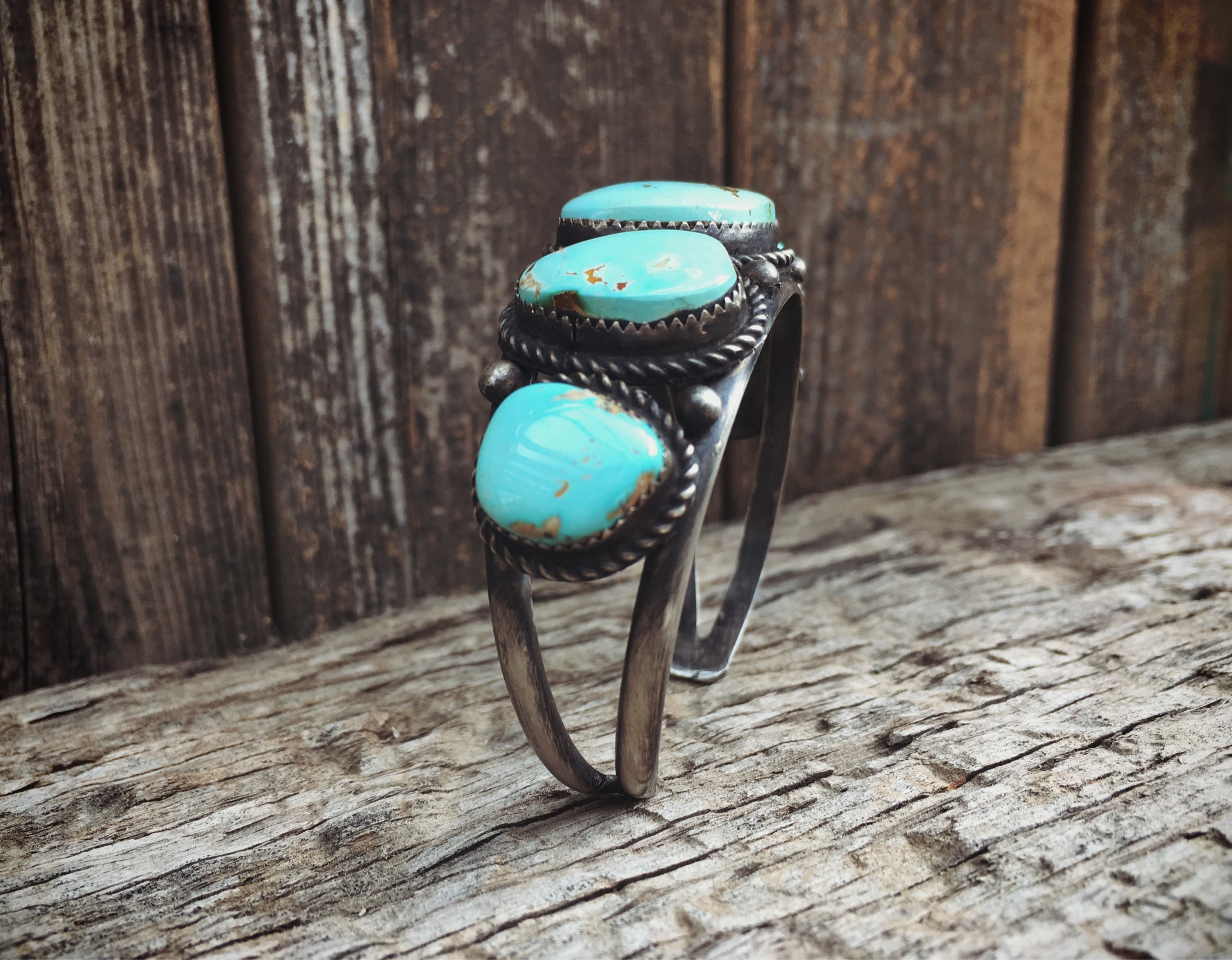 Light Blue Turquoise Cuff Bracelet for Women Native American Indian ...