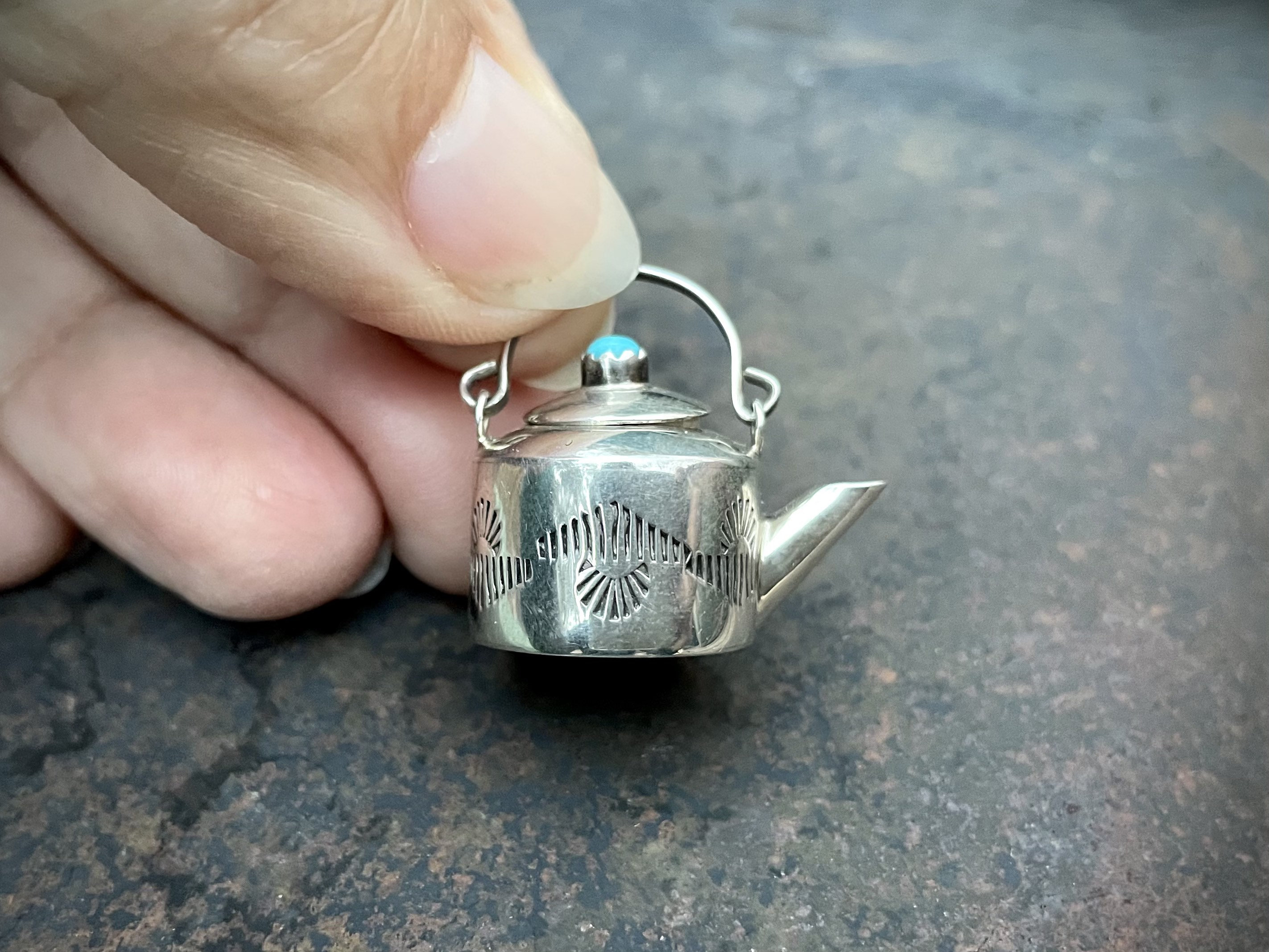 The Best Vintage Navajo Liz Whitman Turquoise Native American Jewelry Silver Pin The Best Vintage Navajo Liz Whitman Turquoise Native American Jewelry Silver Pin