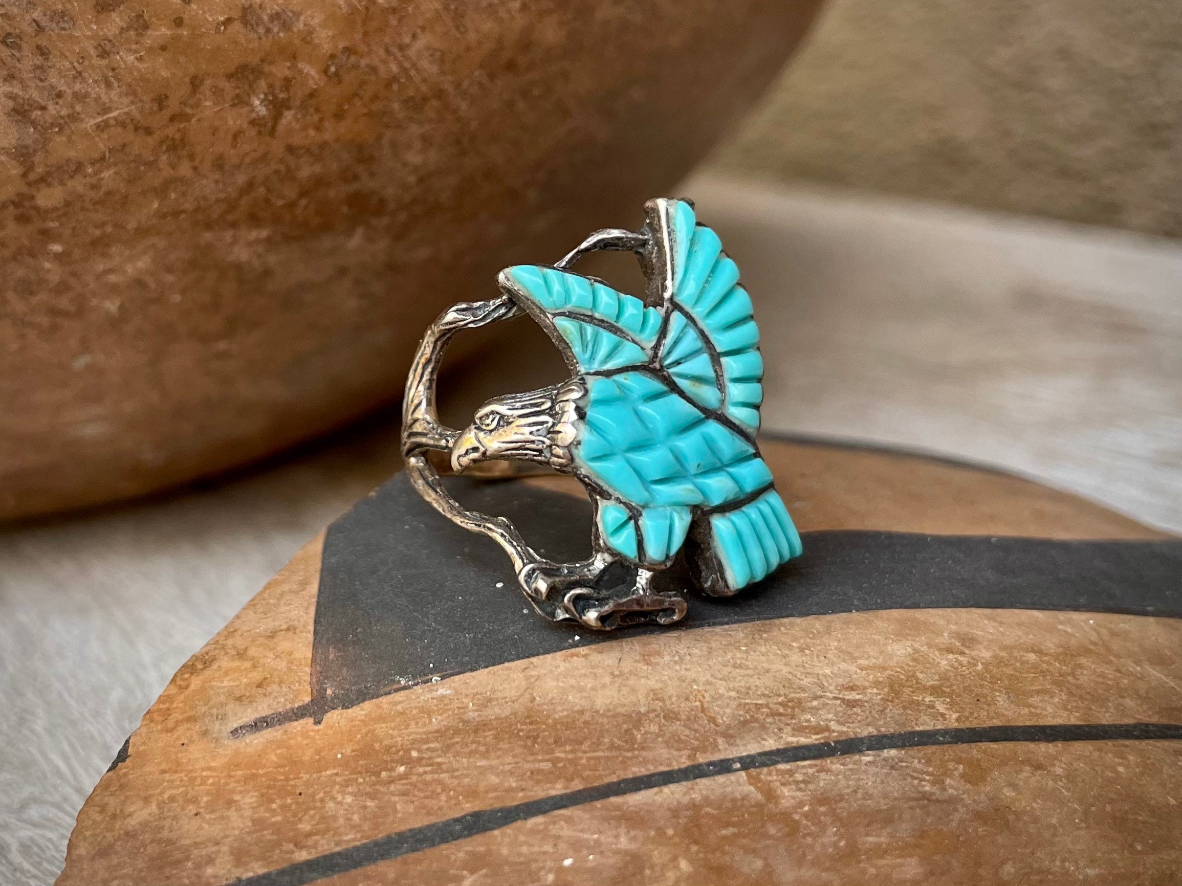 Turquoise store eagle ring