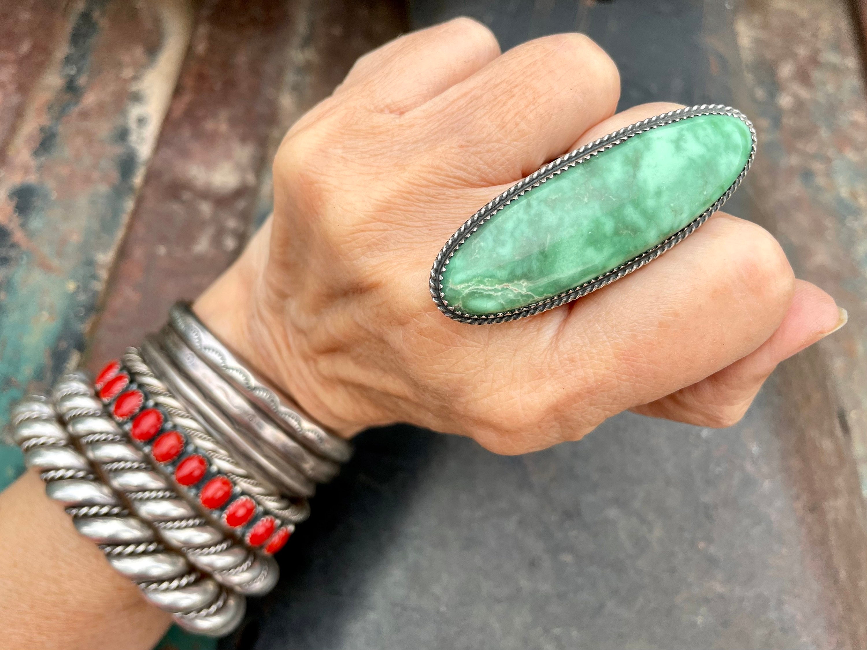 Ajax Mine!! Museum Vintage Native American Navajo Turquoise Sterling Silver Bracelet Ajax Mine!! Museum Vintage Native American Navajo Turquoise Sterling Silver Bracelet
