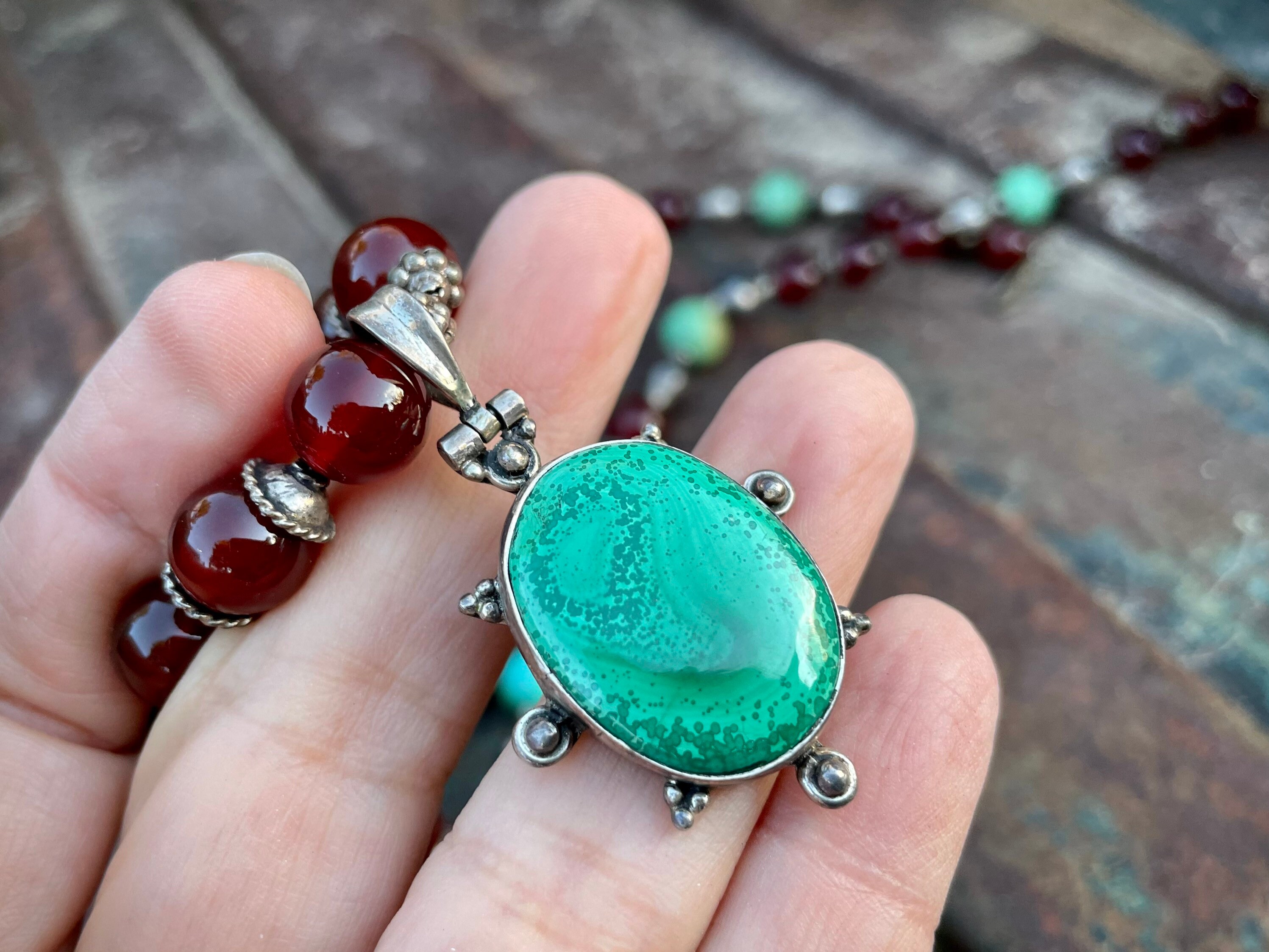 Red carnelian pendant deals