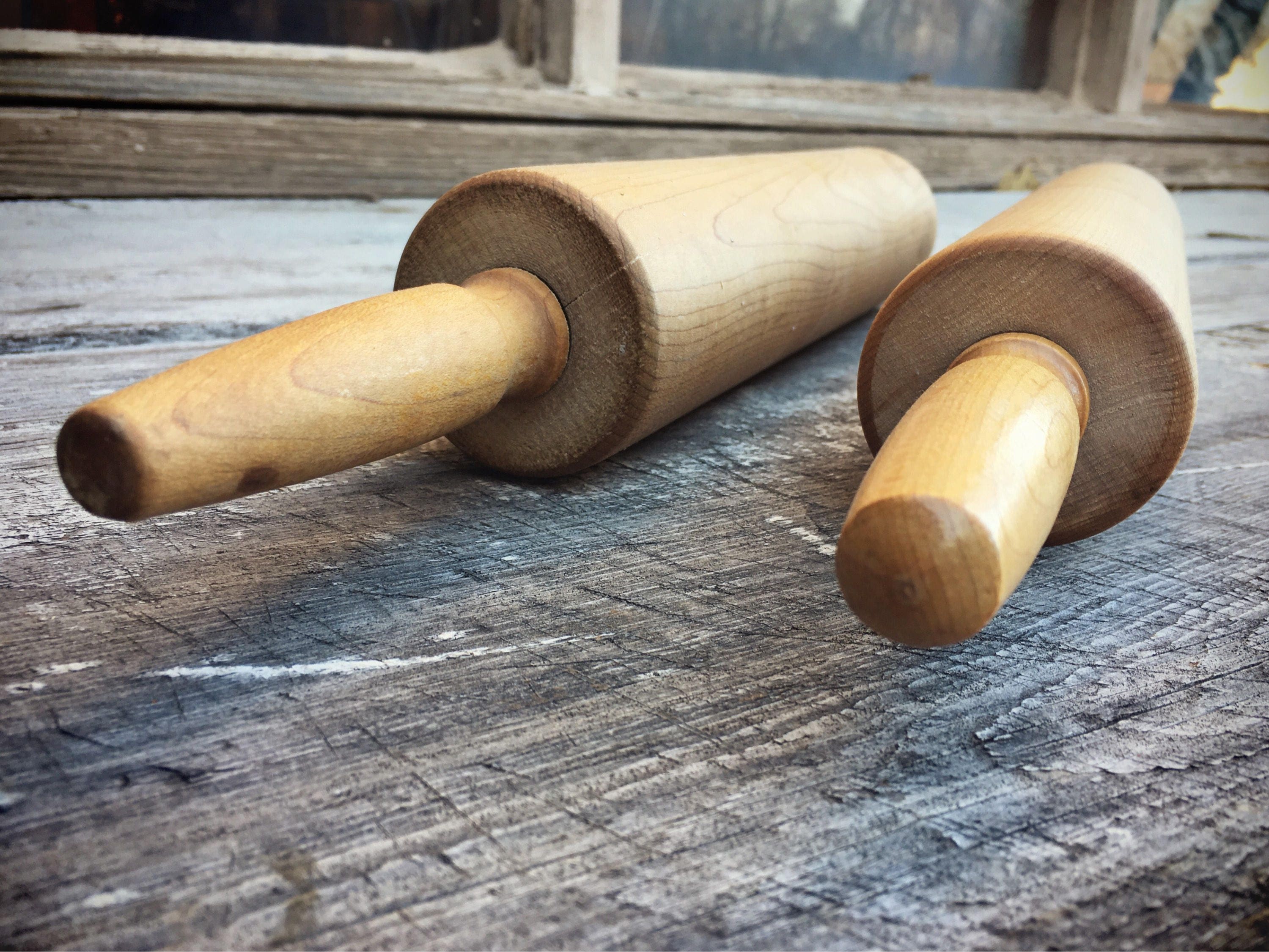 Vintage Wooden Rolling Pins Bakers Rolling Pin 