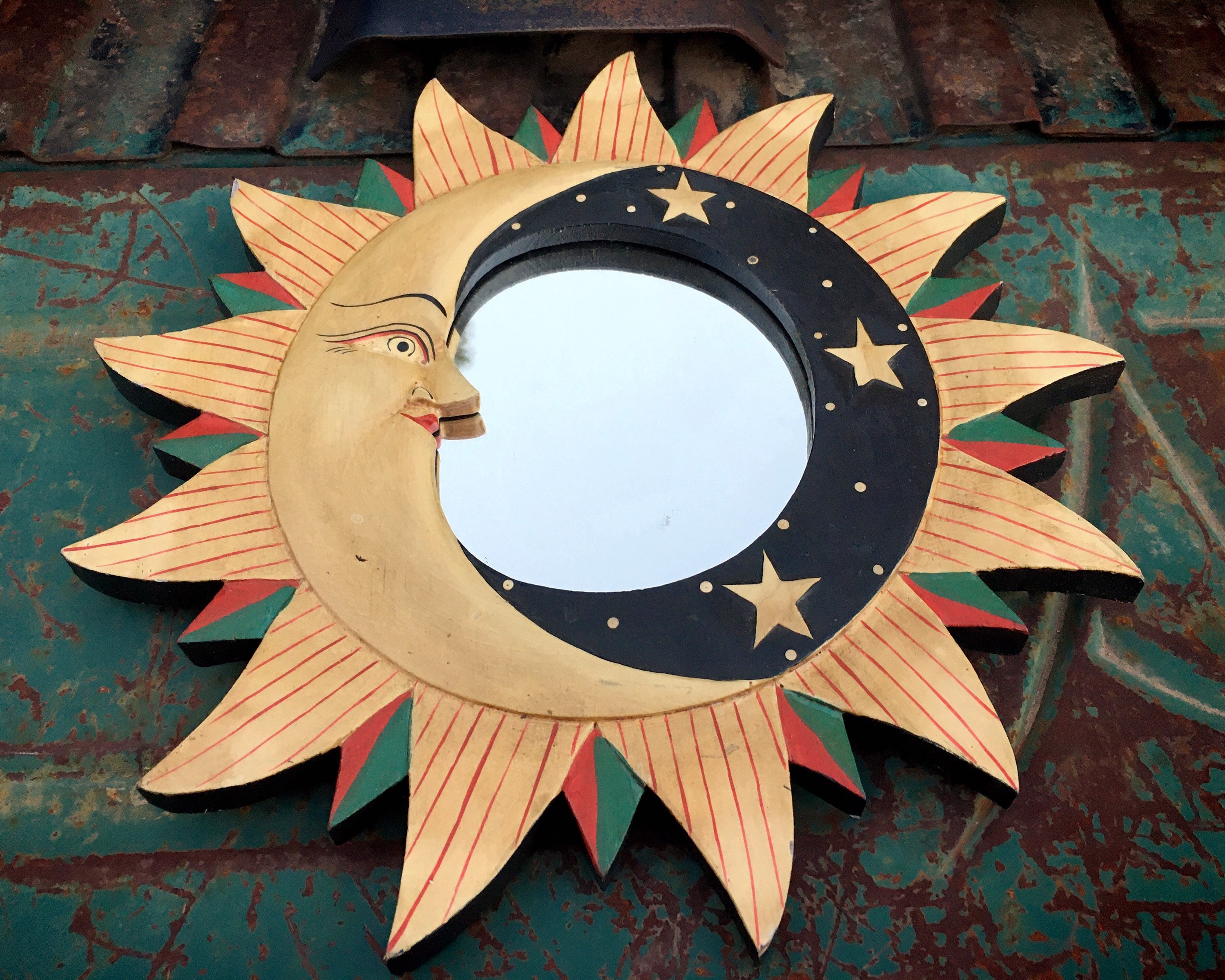 Sun Celestial Decor Large Wall Mirror Home & Living Home Décor awaji