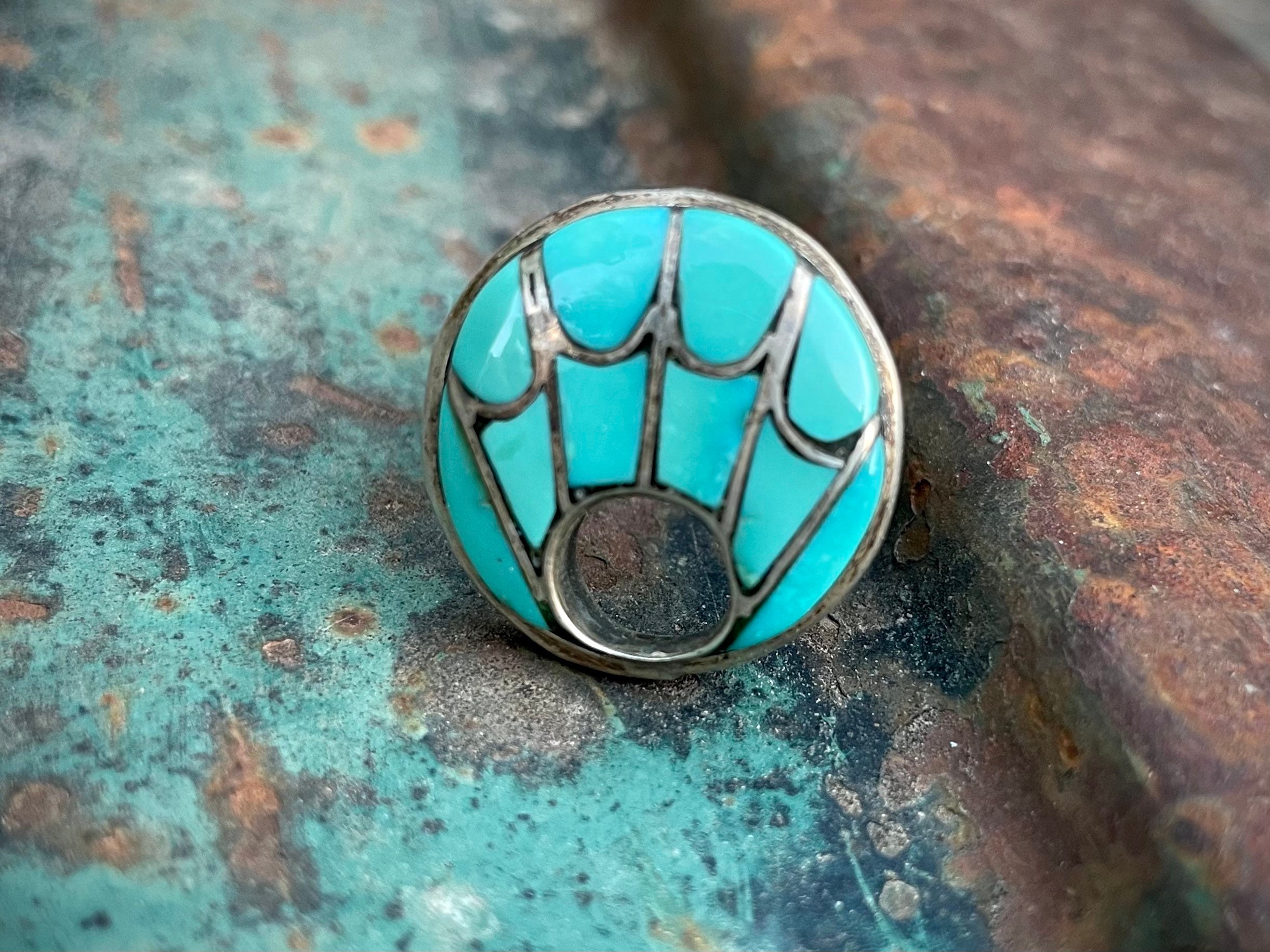 AMERICAN JEWELLERY COLLECTIONS 小売版 Item #1001N- Zuni 4pc High End Multi Stone Sunface Channel