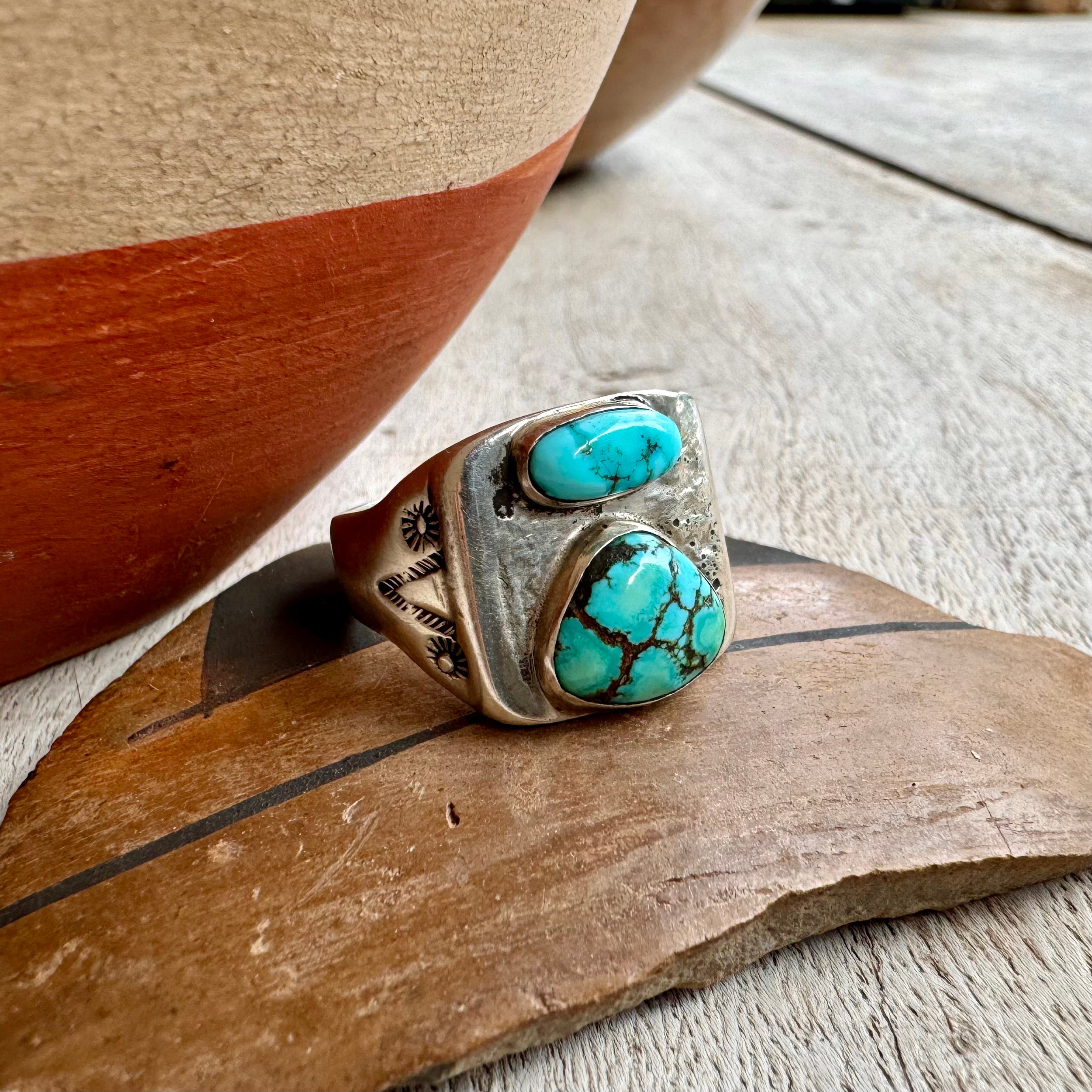 Enormous Vintage Navajo Spiderweb Turquoise Native American Jewelry Silver Bracelet Old Pawn Enormous Vintage Navajo Spiderweb Turquoise Native American Jewelry Silver Bracelet Old Pawn