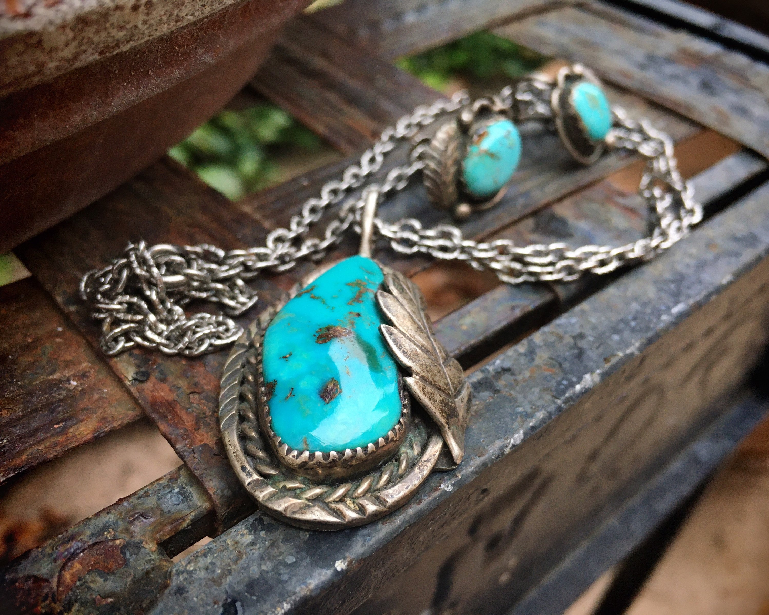 Native American Handcrafted Sterling Silver Turquoise Pendants | Cloud  Chief & Co.