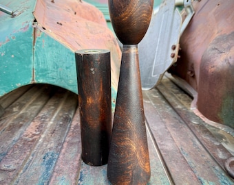 organic tiki brass decor