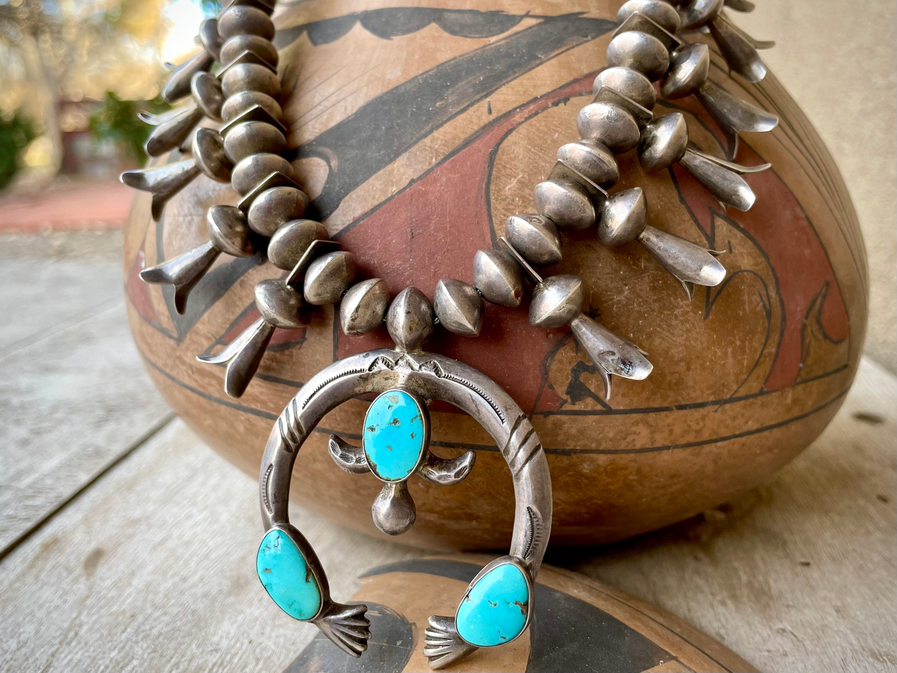 Cleaning a Squash Blossom Necklace - Southwest Silver Gallery