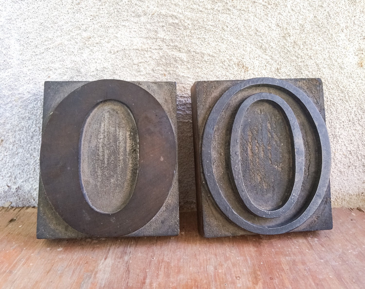 Vintage Letterpress Printing Blocks Letter O, Typography Printer Blocks ...
