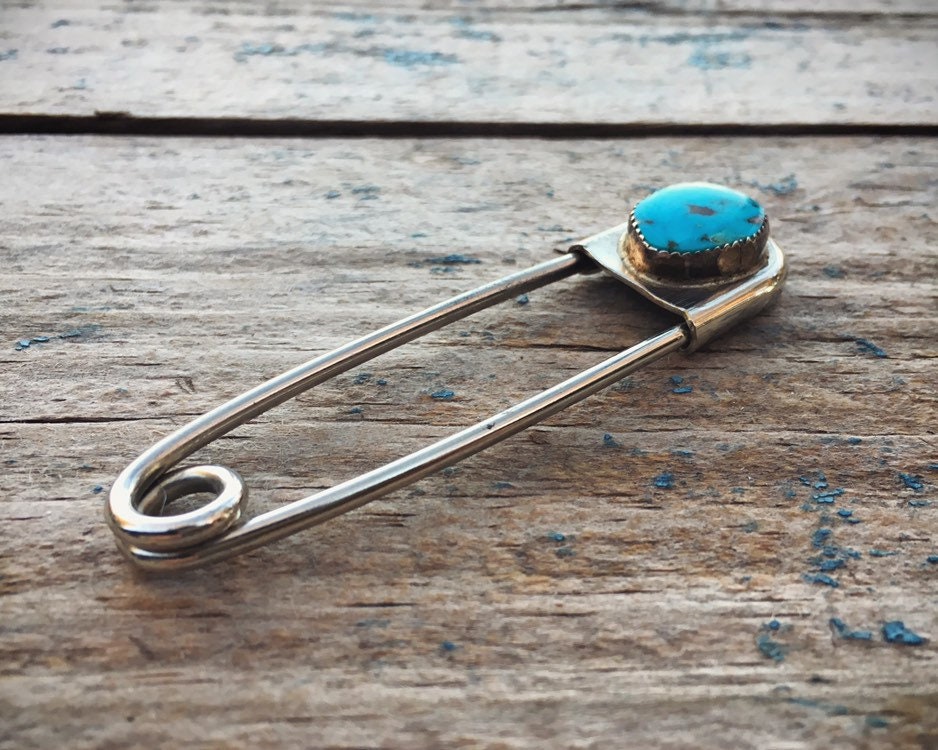 VINTAGE SILVER DIAPER PIN