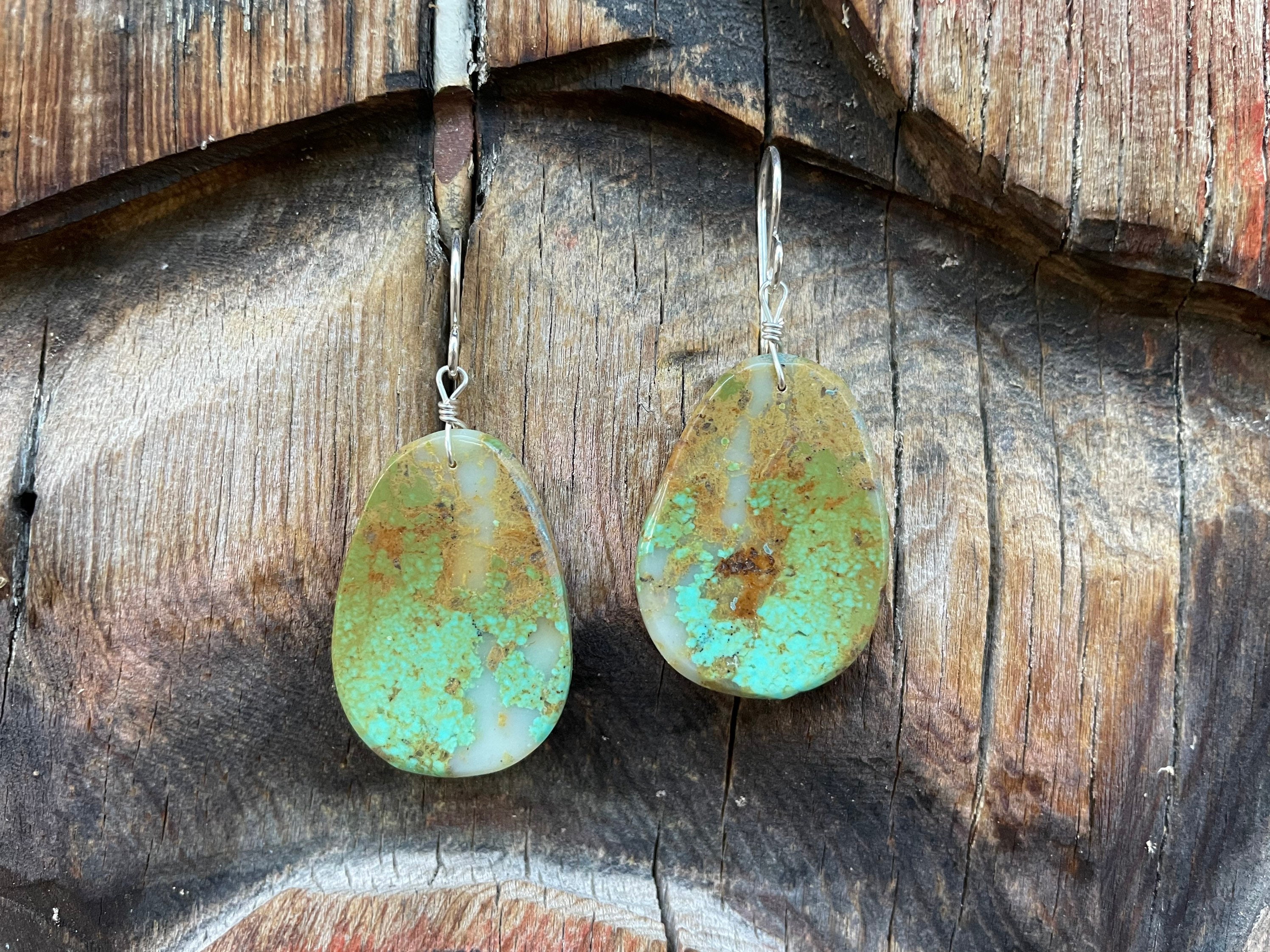 San Marcos Stone Charm Earrings Turquoise main image 1