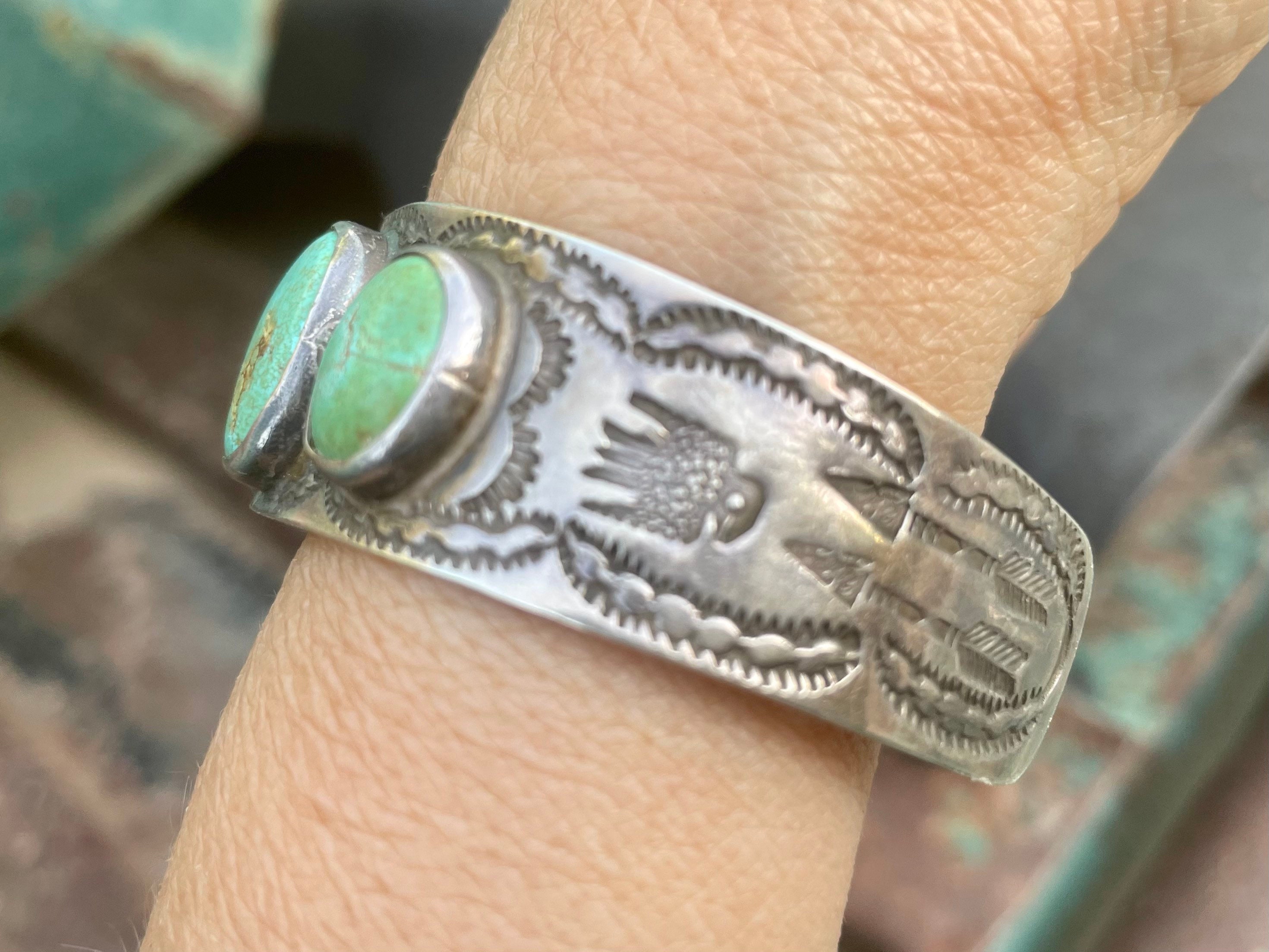 Fred Harvey Era Five Stone Bracelet Size 6.5 Cerrillos Fred Harvey Era Five Stone Bracelet Size 6.5 Cerrillos