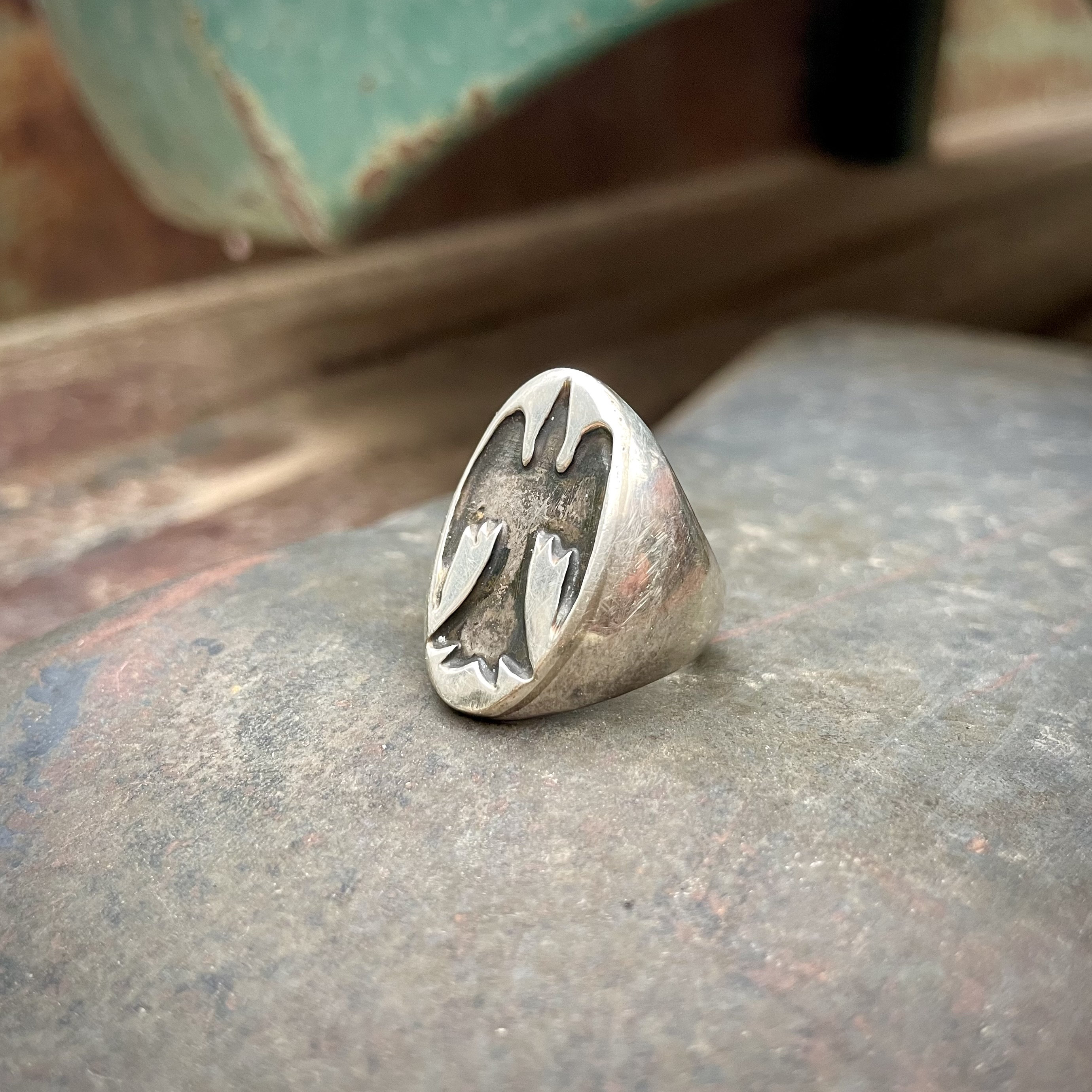 Upside-Down Signet Ring