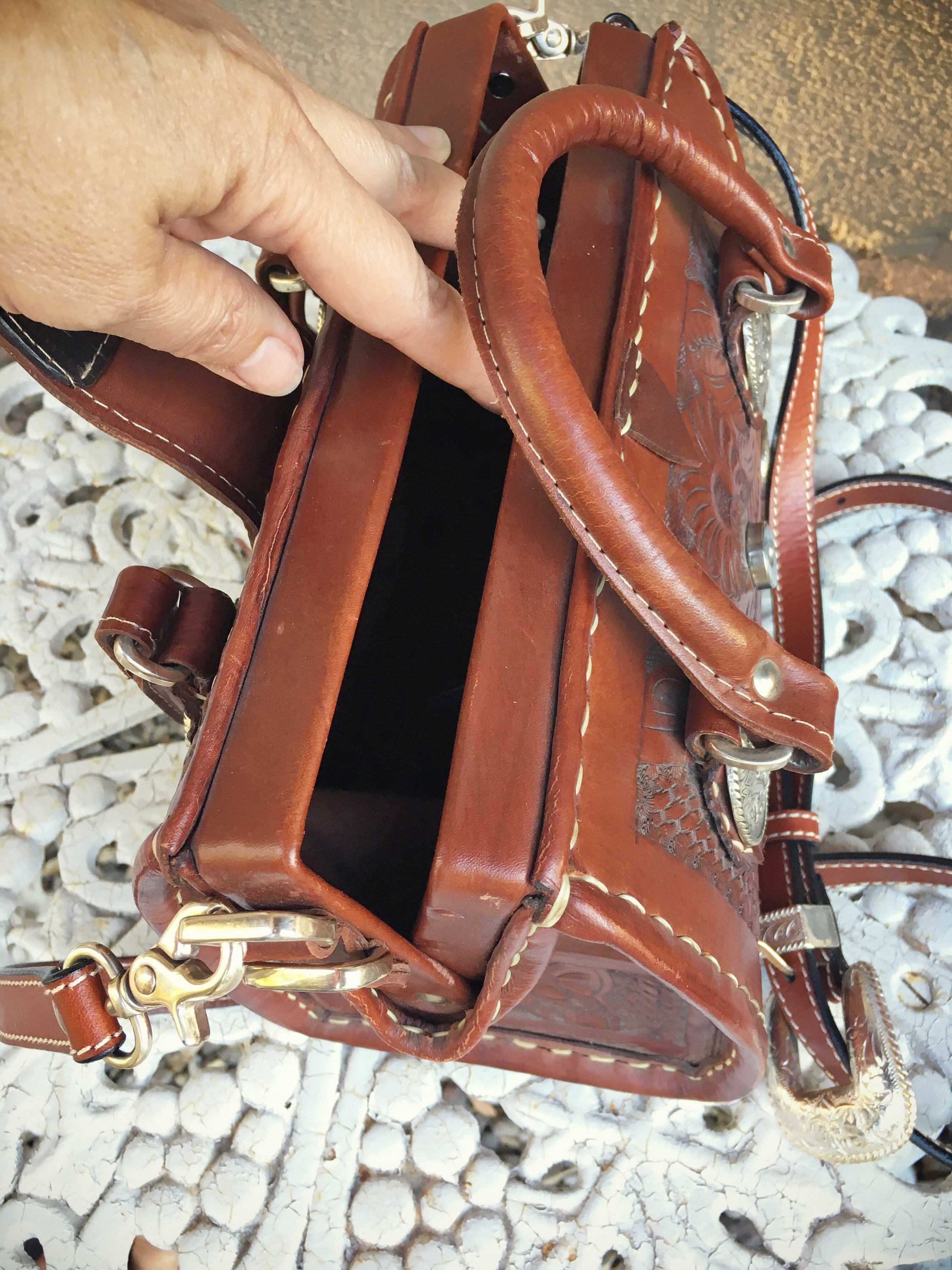 Leather Doctors Bag, 1940s France