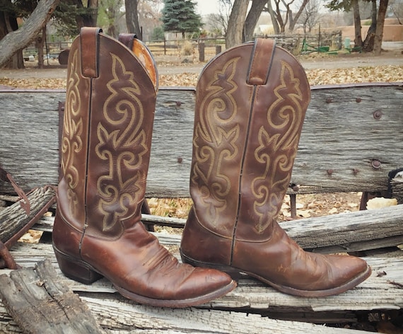 Vintage Cowboy Boot Men's Size 8 D 