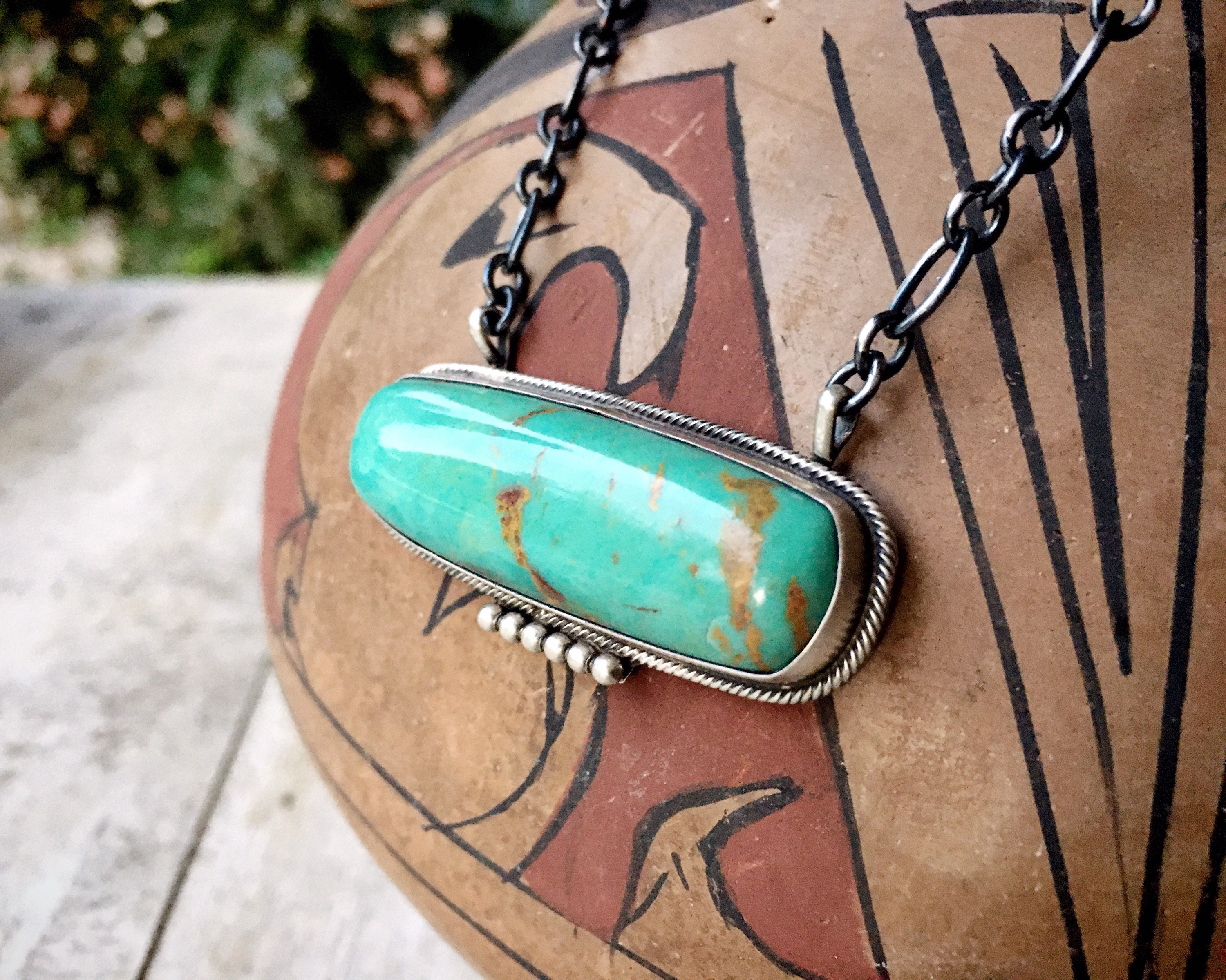 Fabulous Native American Navajo Sterling Silver Link Bracelet Fabulous Native American Navajo Sterling Silver Link Bracelet