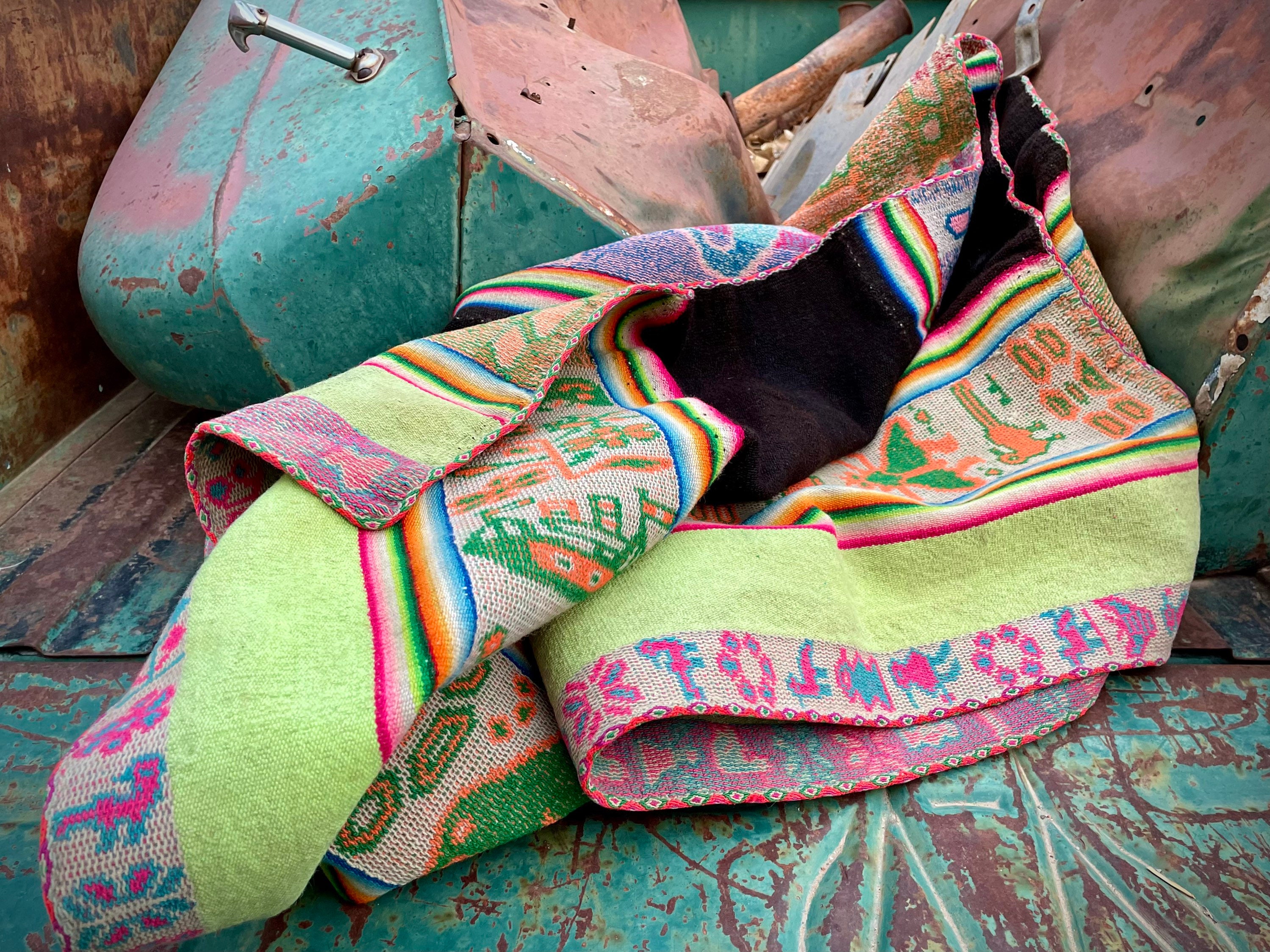 Hand woven peruvian blanket new arrivals