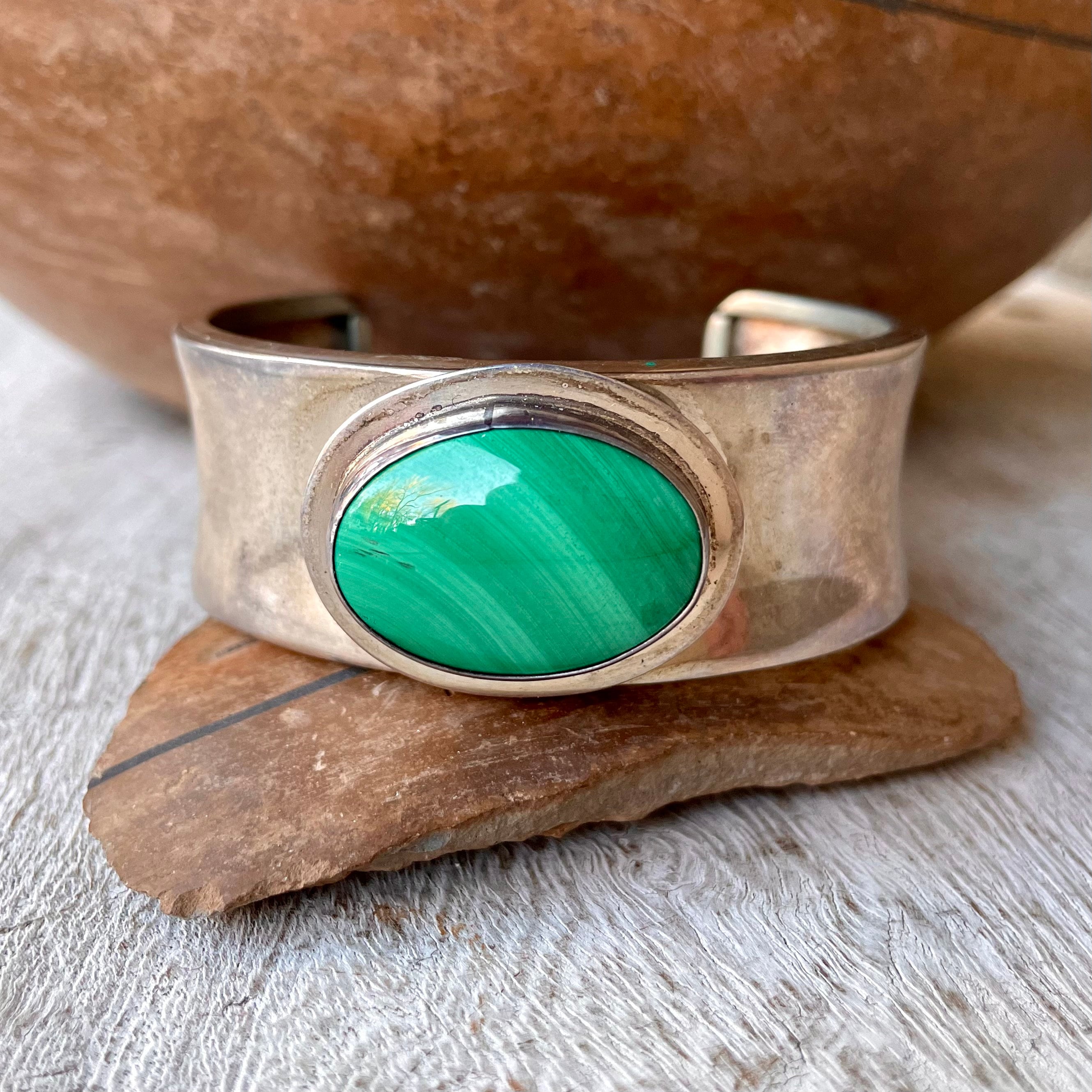 Important Andy Marion Vintage Native American Navajo Sterling Silver Turquoise Bracelet Important Andy Marion Vintage Native American Navajo Sterling Silver Turquoise Bracelet