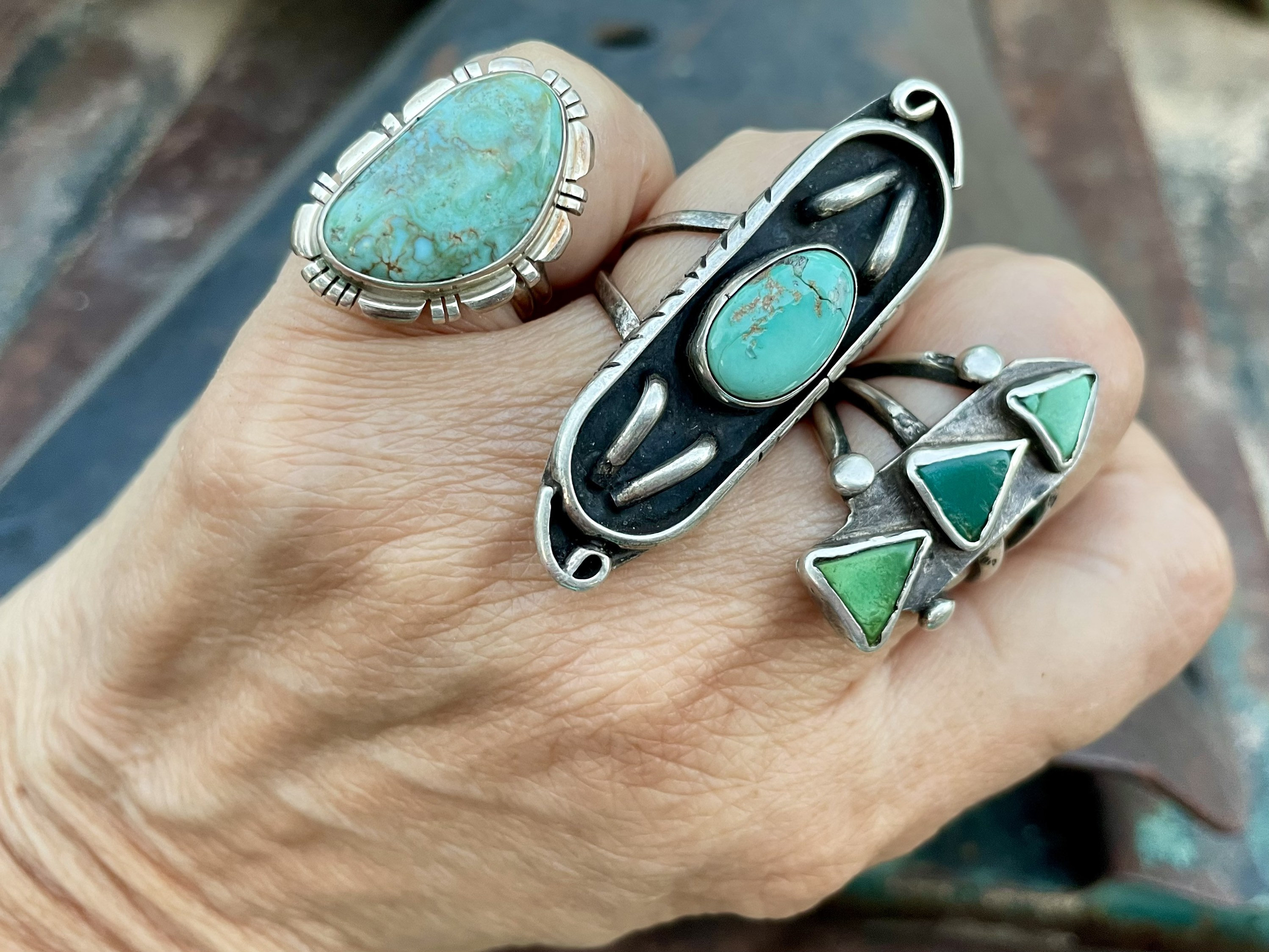 Vintage Indian Jewelry Ring (Navajo)（Vintage Native