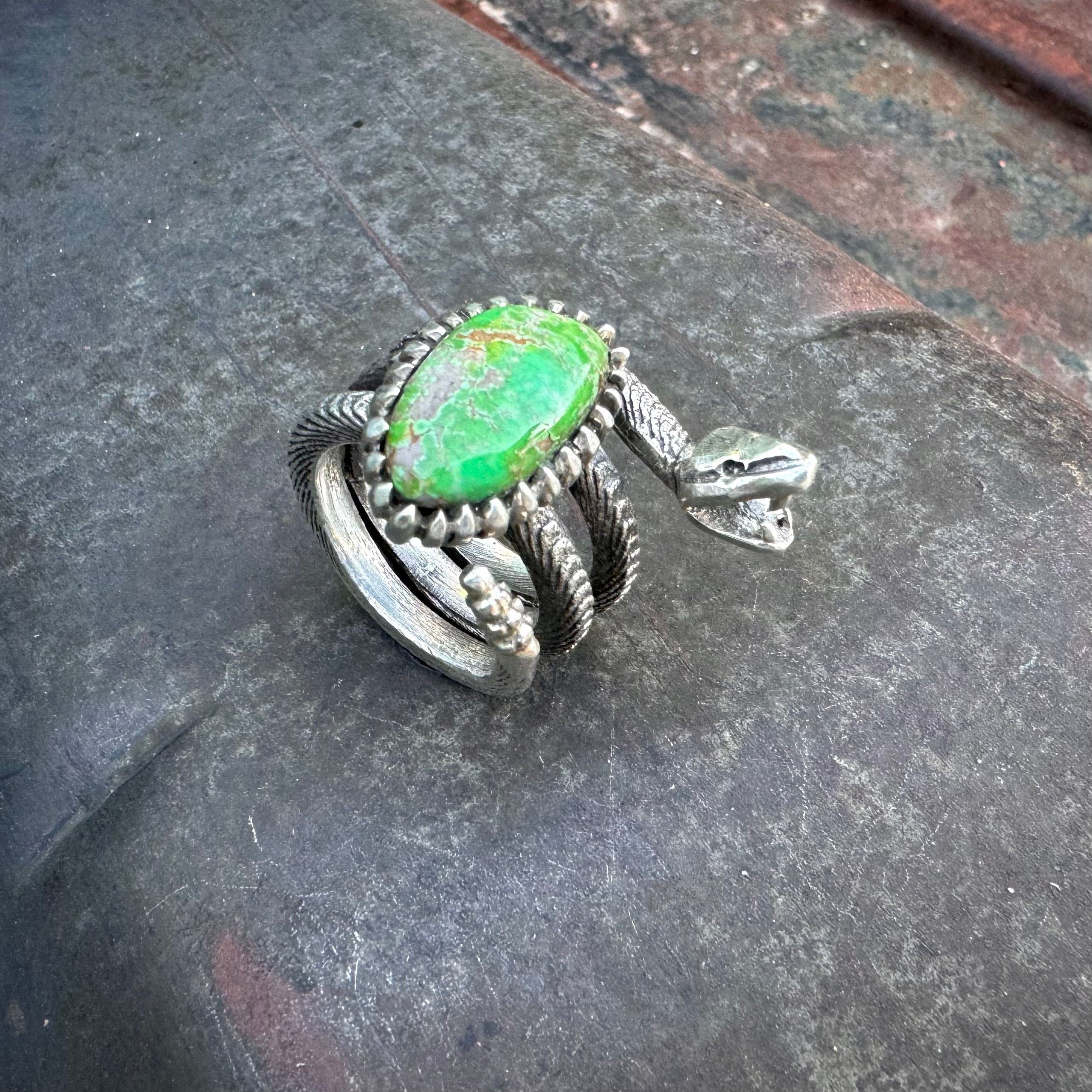 Navajo Philander Begay Carico Lake Turquoise Sterling Silver Navajo Philander Begay Carico Lake Turquoise Sterling Silver