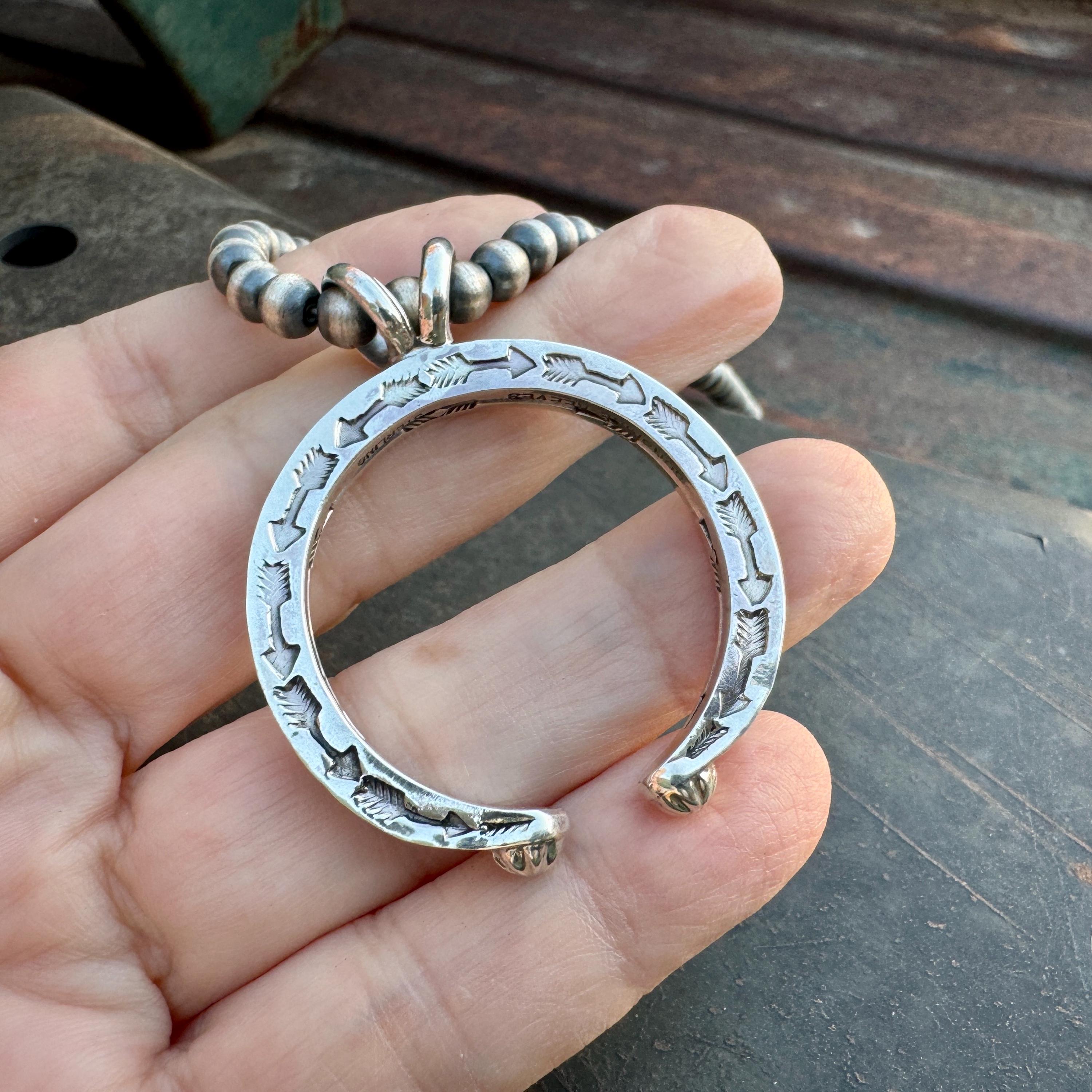 Sunshine Reeves Sterling Silver Naja Pendant on Approx 17 Sunshine Reeves Sterling Silver Naja Pendant on Approx 17