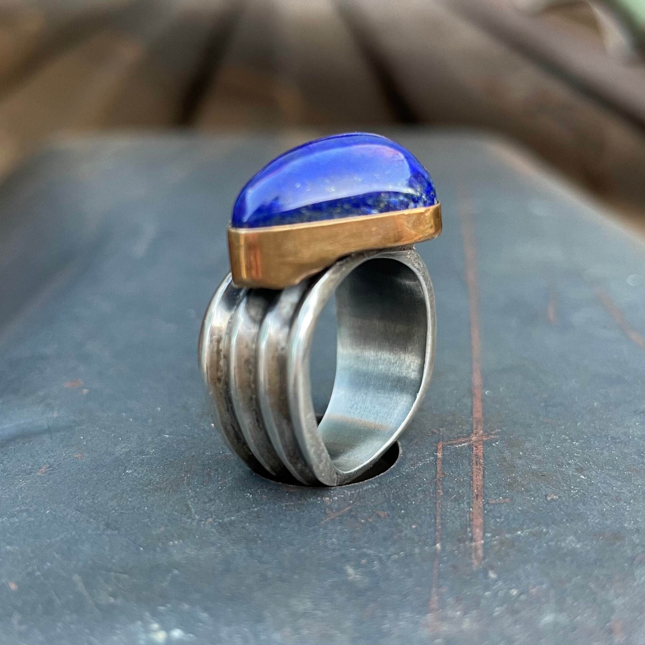 Blue lapis rings deals