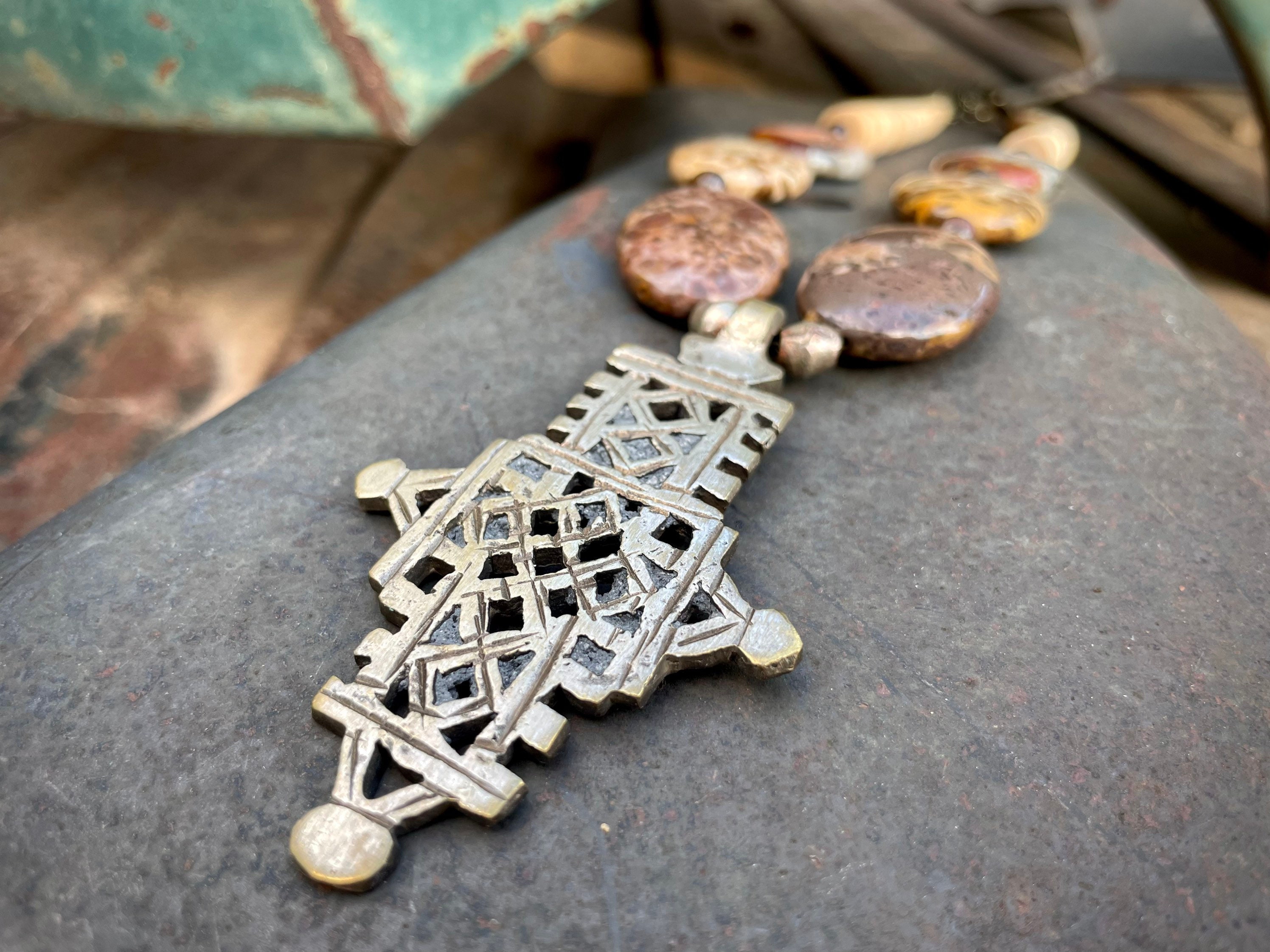 Coptic cross pendant best sale