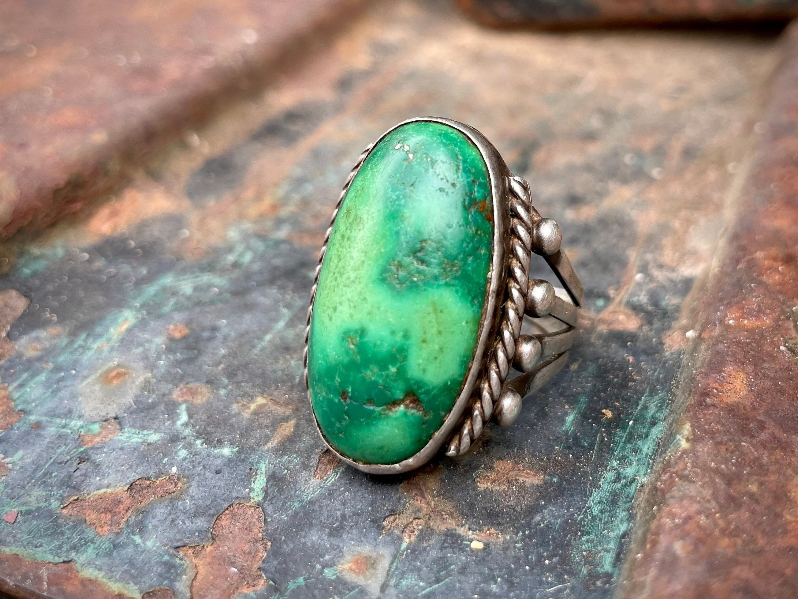 Biggest Best Vintage Native American Navajo Domed Carico Lake Turquoise Sterling Silver Bracelet Biggest Best Vintage Native American Navajo Domed Carico Lake Turquoise Sterling Silver Bracelet