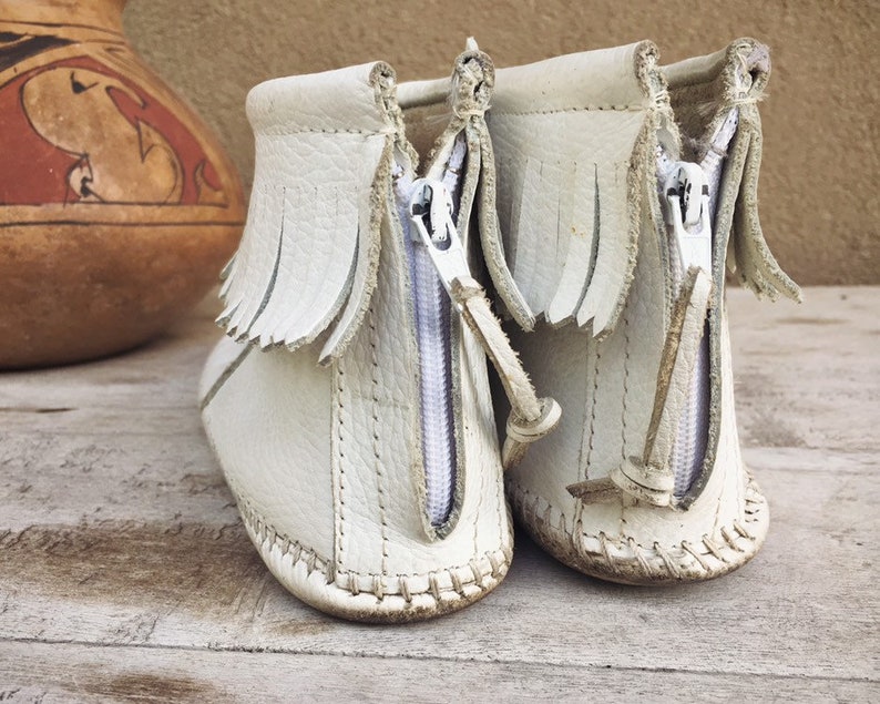 vintage leather moccasins