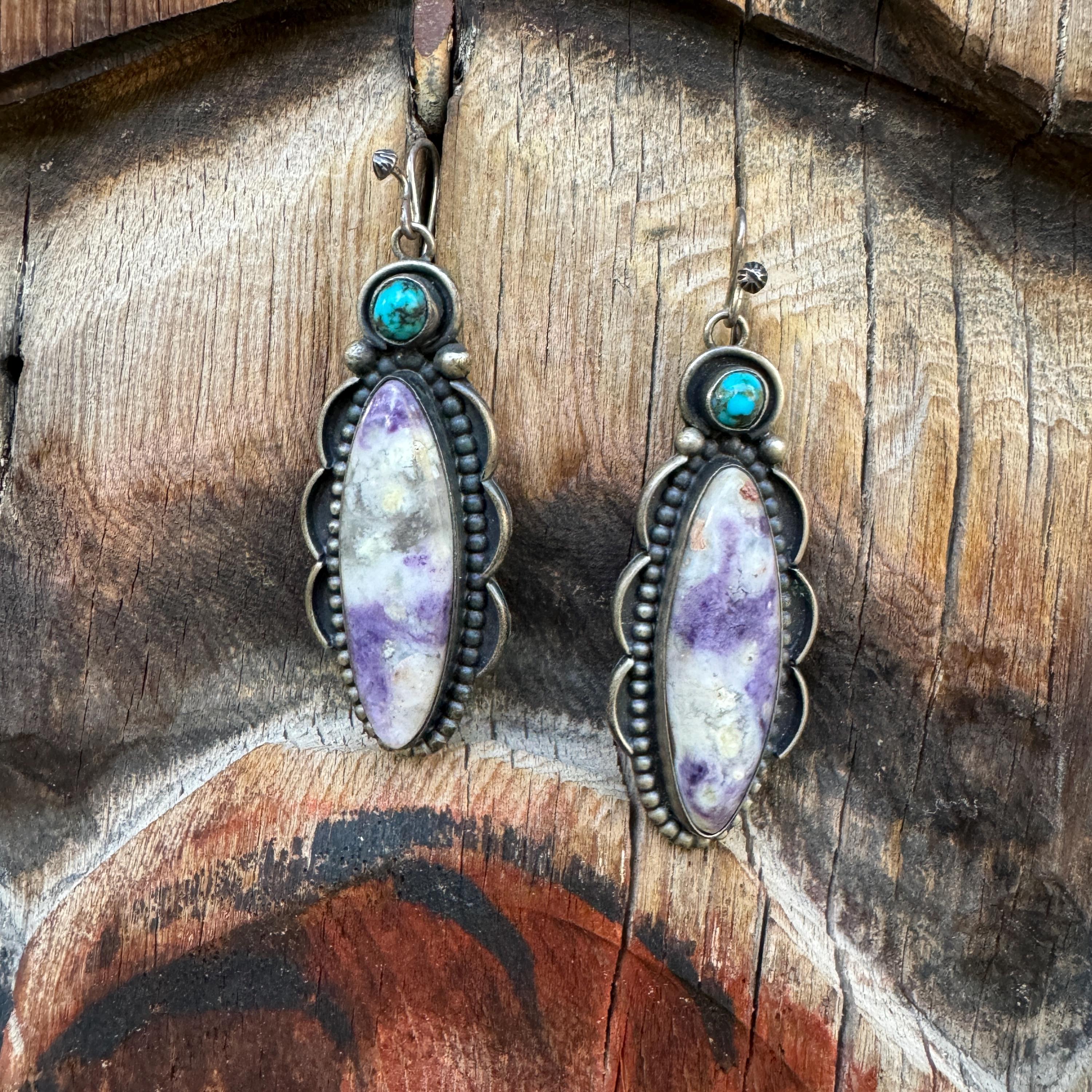 Fantastic Zuni Purple Agate Sterling Silver Bracelet Native American Fantastic Zuni Purple Agate Sterling Silver Bracelet Native American