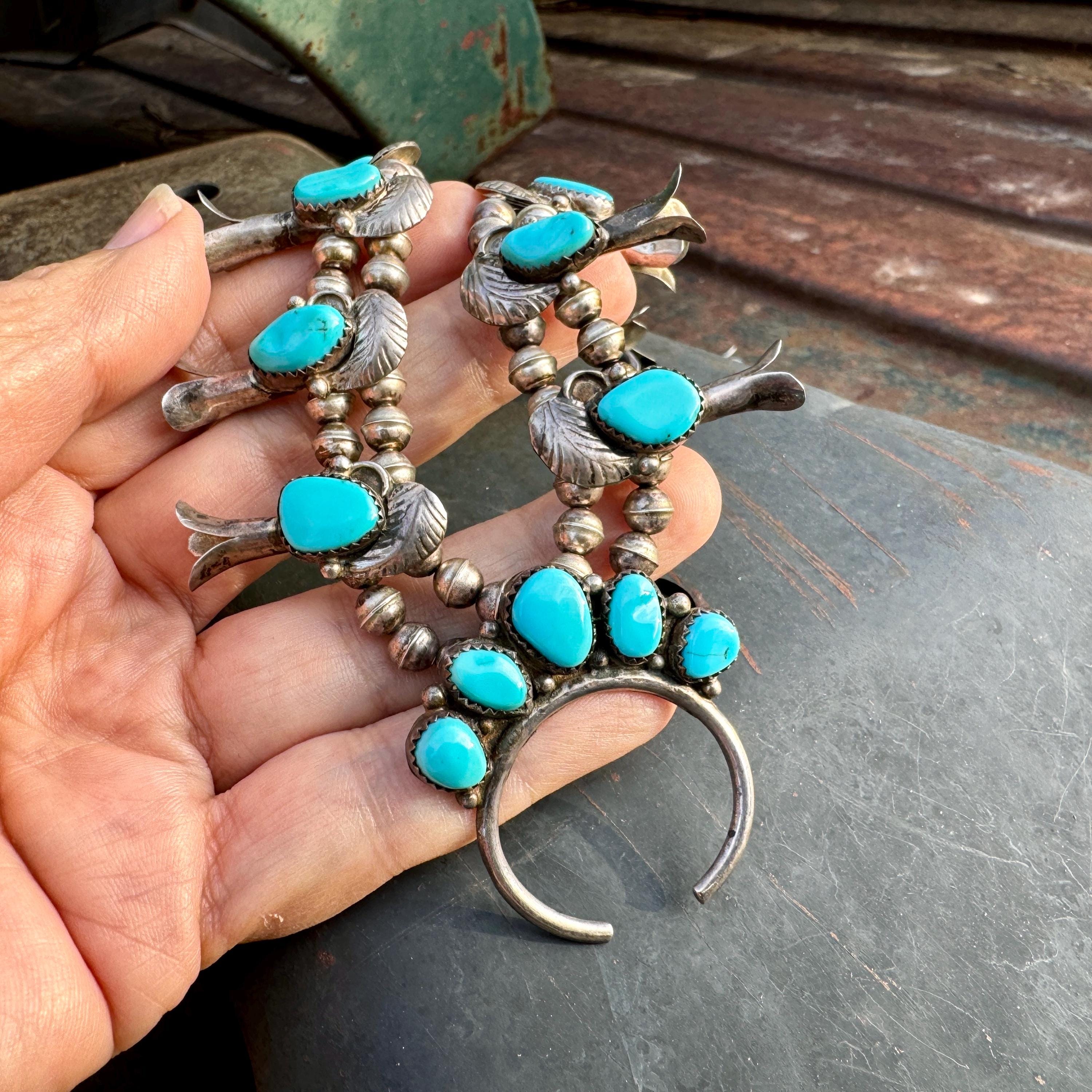 The Most Unique Navajo Turquoise Native American Jewelry Silver Squash Blossom Necklace We've Collected The Most Unique Navajo Turquoise Native American Jewelry Silver Squash Blossom Necklace We've Collected