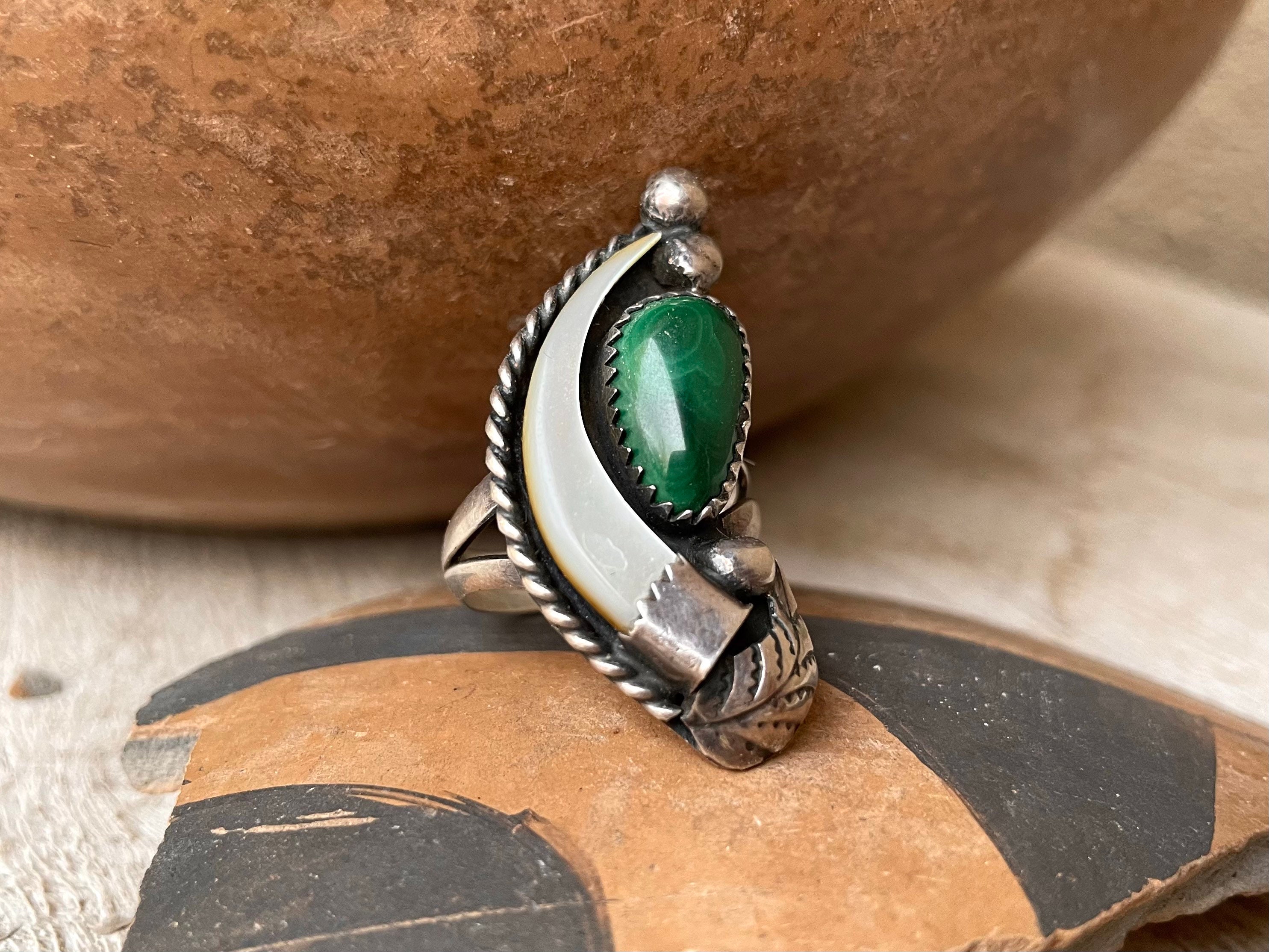 Malachite native american jewelry deals