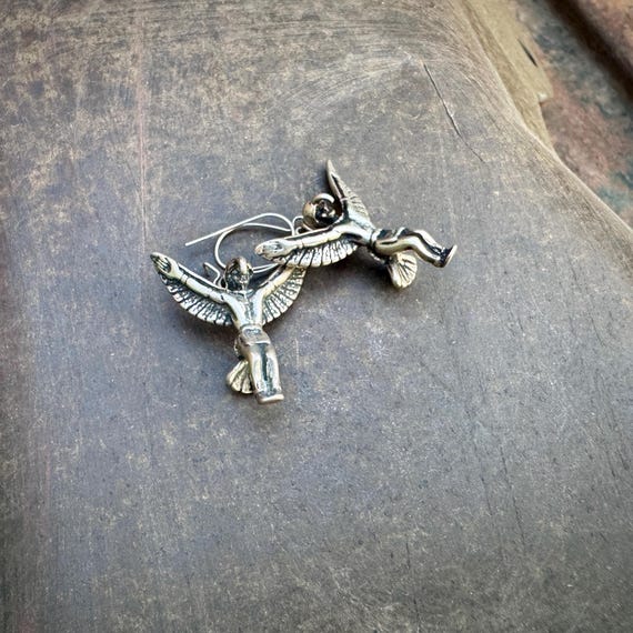 Three-Dimensional Sterling Silver Eagle Dancer Da… - image 4