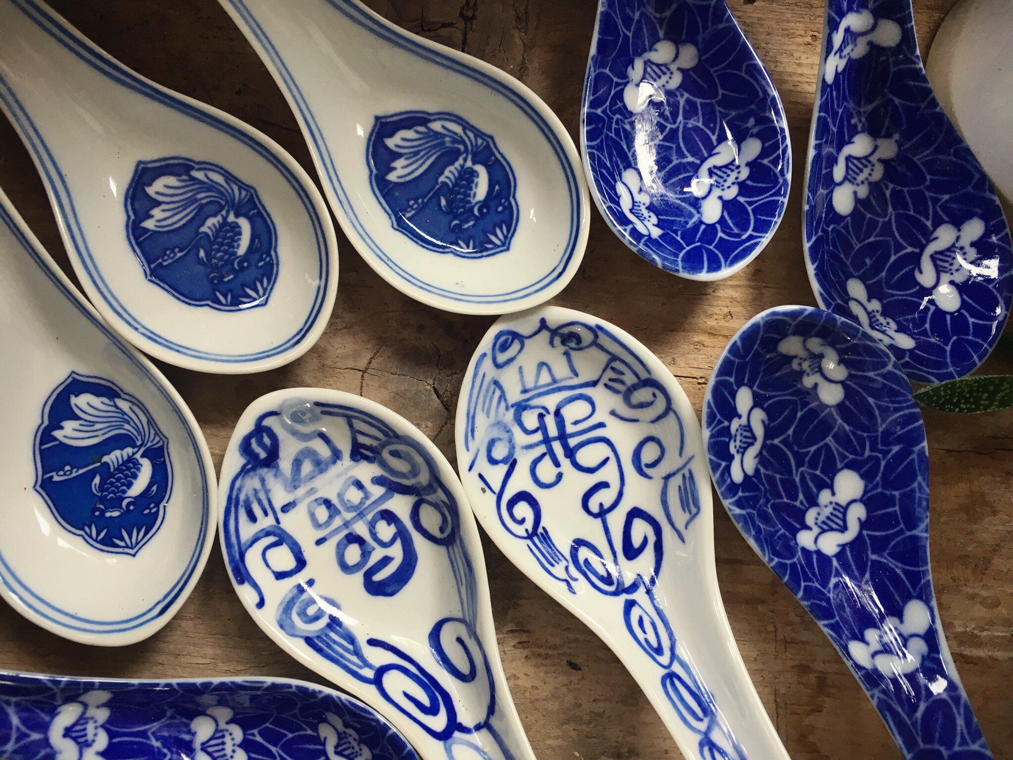 Chinese Spoons Instant Collection Blue and White Chinese Porcelain