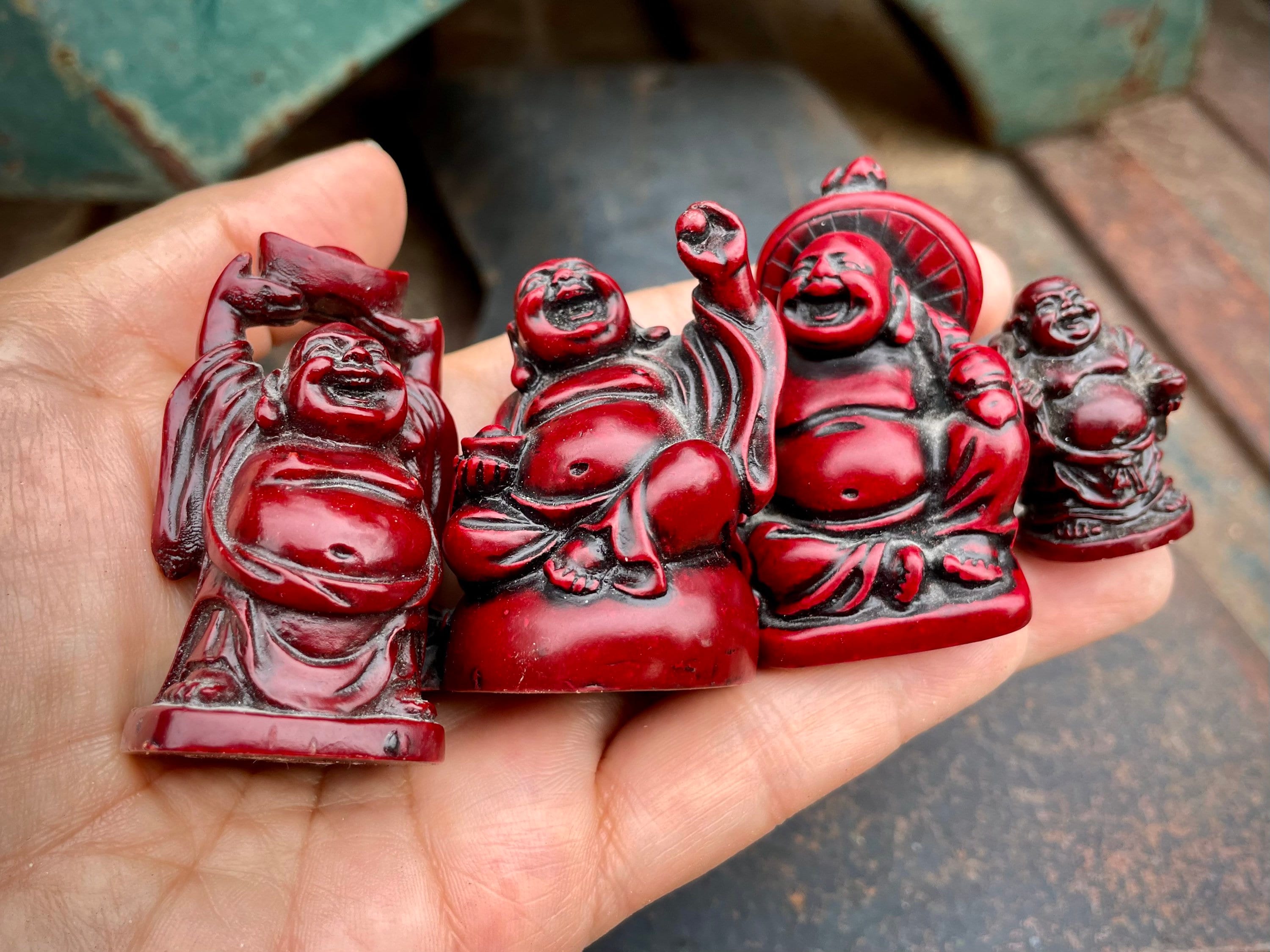 miniature buddha figurines
