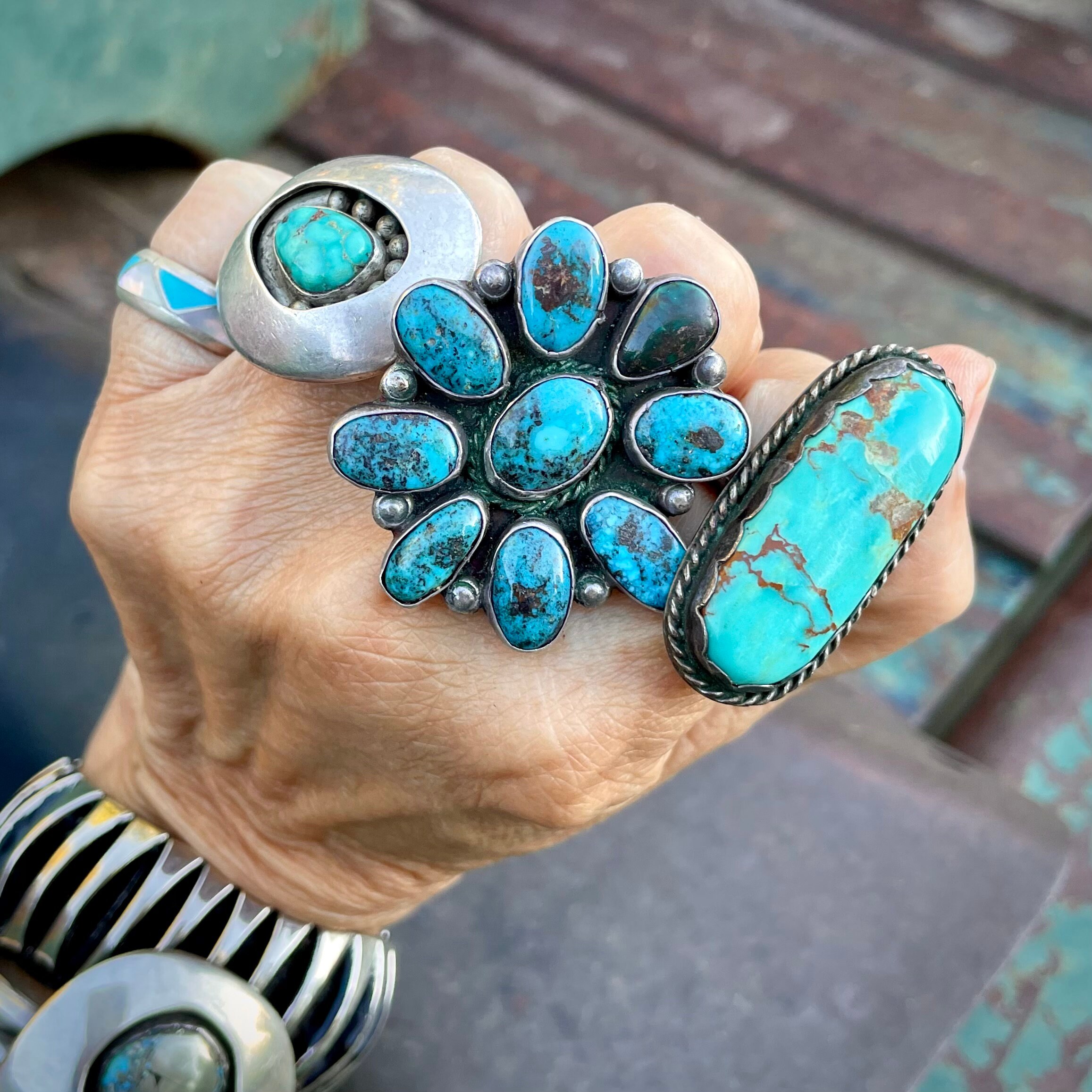 High Grade Natural Domed Persin Turquoise Vintage Navajo Native American Jewelry Silver Bracelet High Grade Natural Domed Persin Turquoise Vintage Navajo Native American Jewelry Silver Bracelet