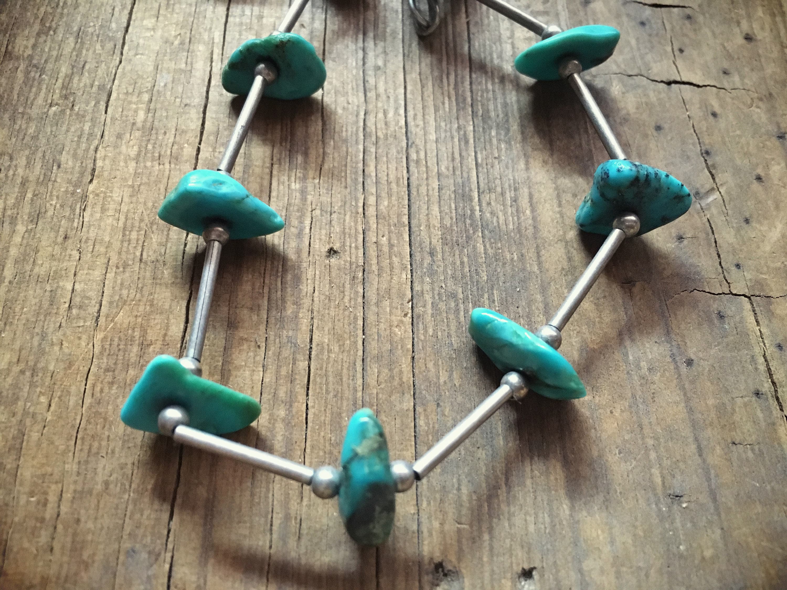 Chunks Of Nuggets!! Vintage Native American Navajo Heishi Necklace Old Chunks Of Nuggets!! Vintage Native American Navajo Heishi Necklace Old