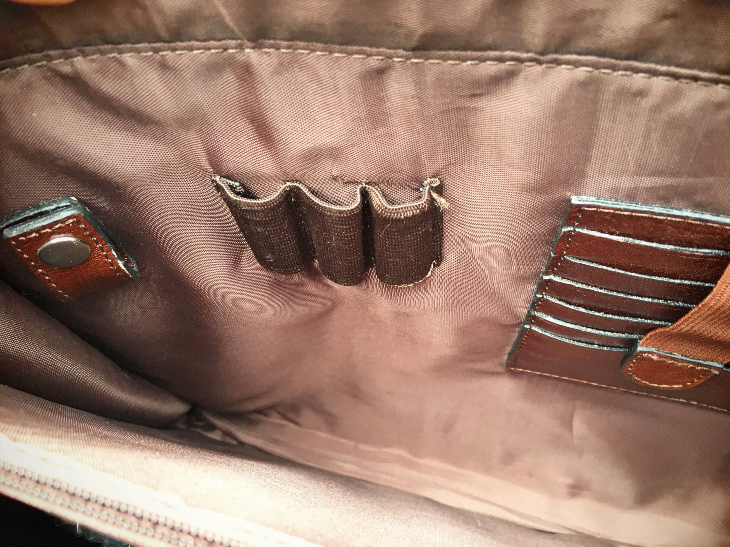 Vintage Wilsons Leather satchel women attache briefcase for laptop back