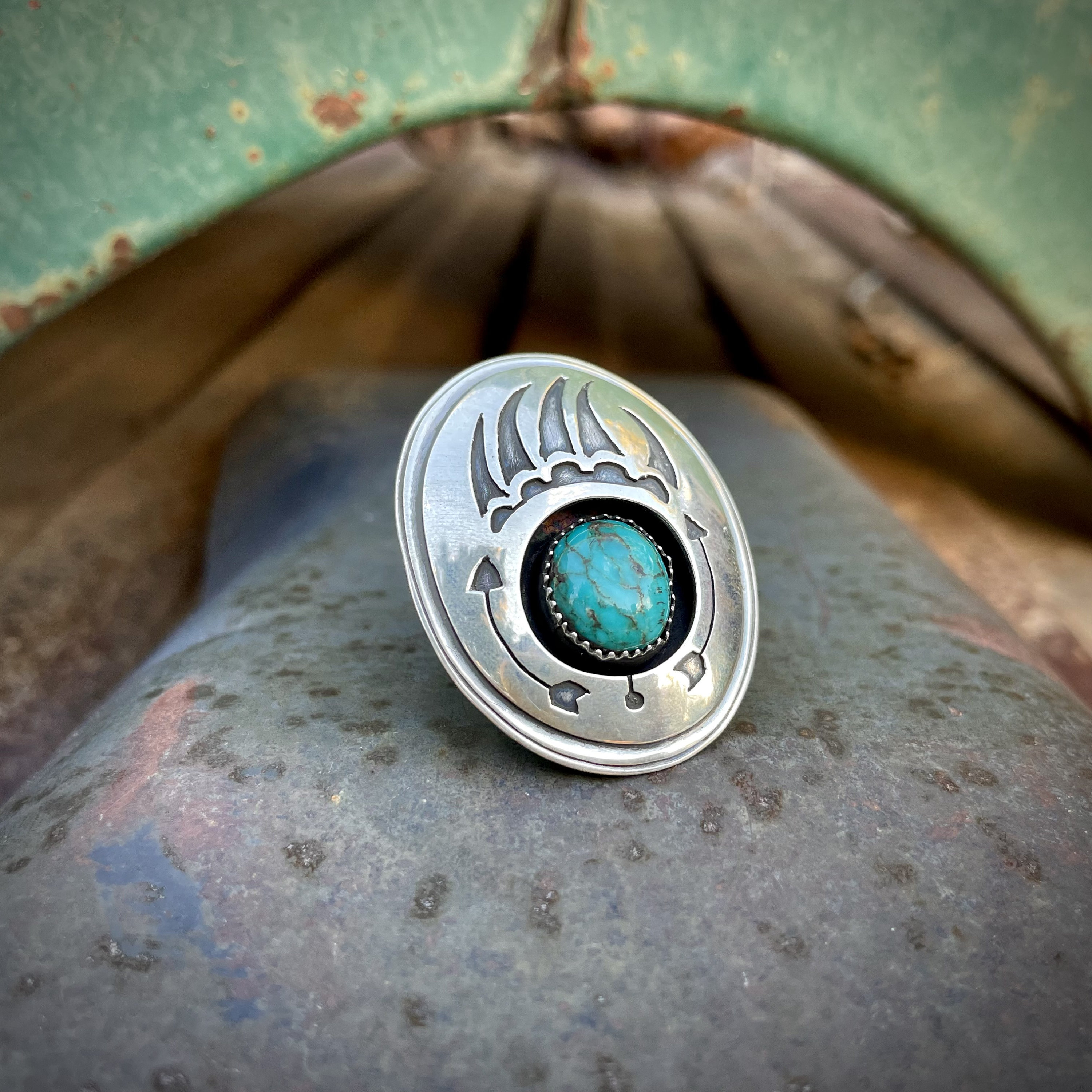 【b-16】 one‐hand bear claw / Turquoise b-16】 one‐hand bear claw / Turquoise Bear Claw Turquoise