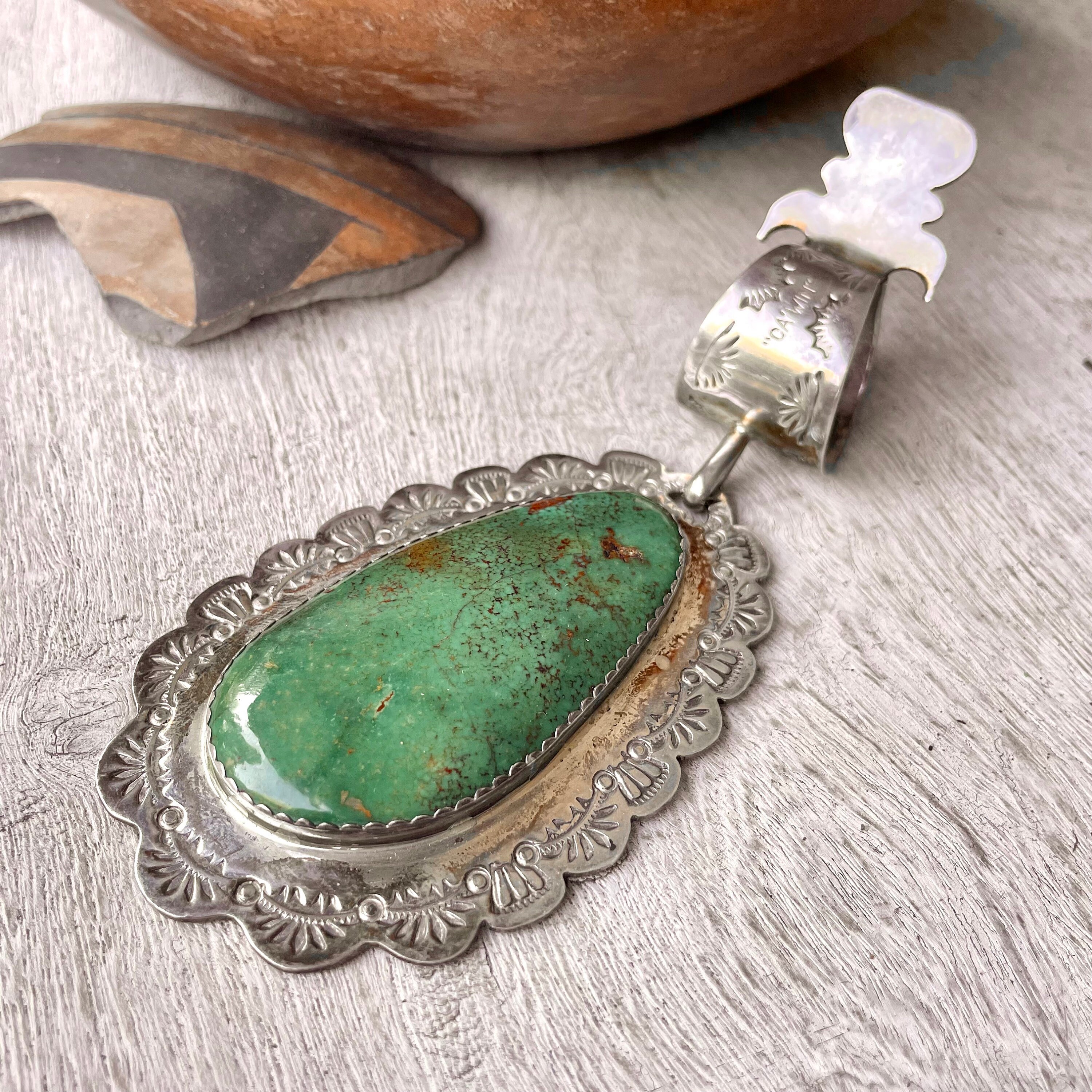 Native American Biggest Best Santo Domingo Jimmy Calabaza Turquoise Sterling Silver Bracelet Native American Biggest Best Santo Domingo Jimmy Calabaza Turquoise Sterling Silver Bracelet