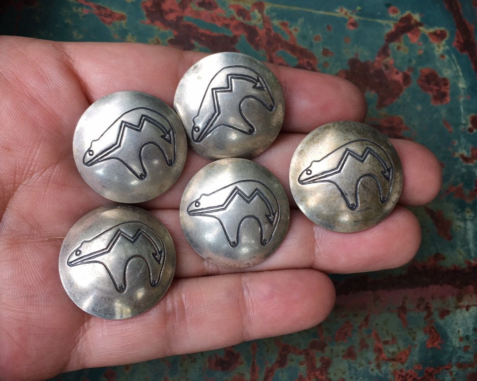 Sterling Silver Button Covers 