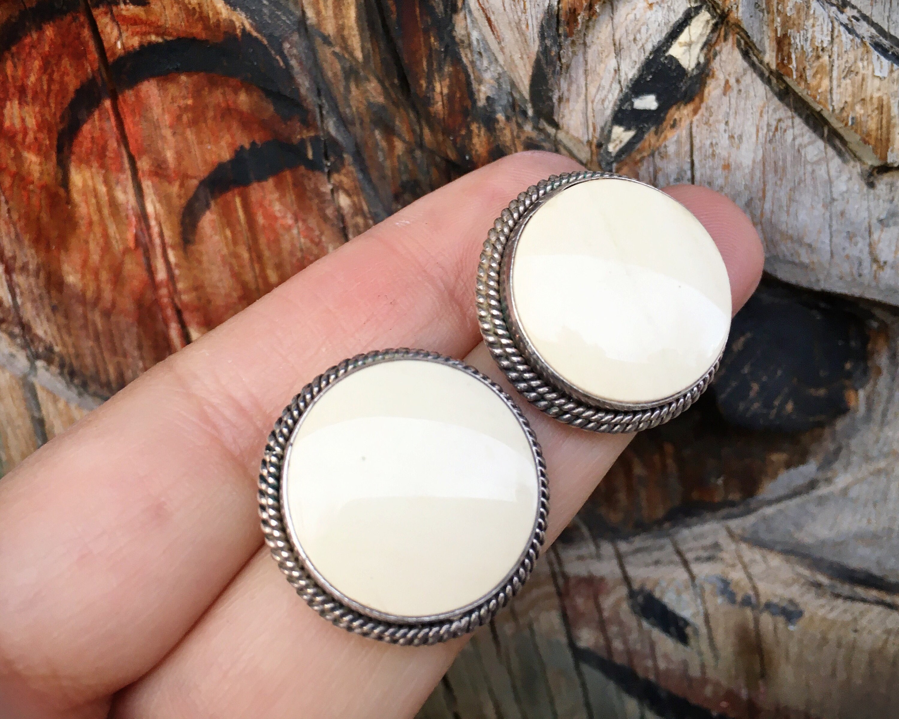 Off white earrings silver Clearance