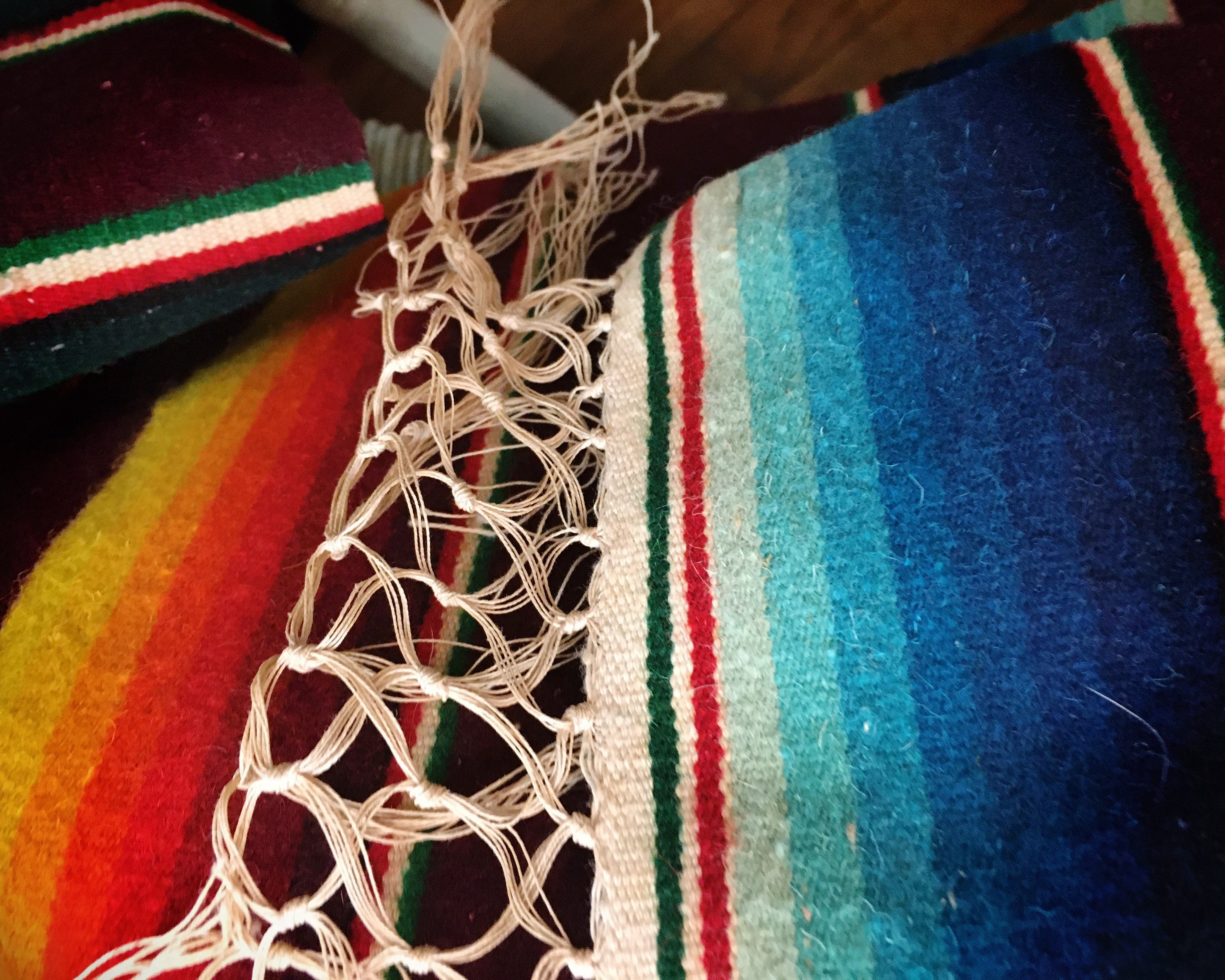 Wool serape blanket hotsell
