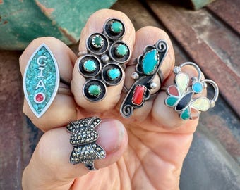 CHOOSE ONE: Dainty Vintage Ring Sterling Silver