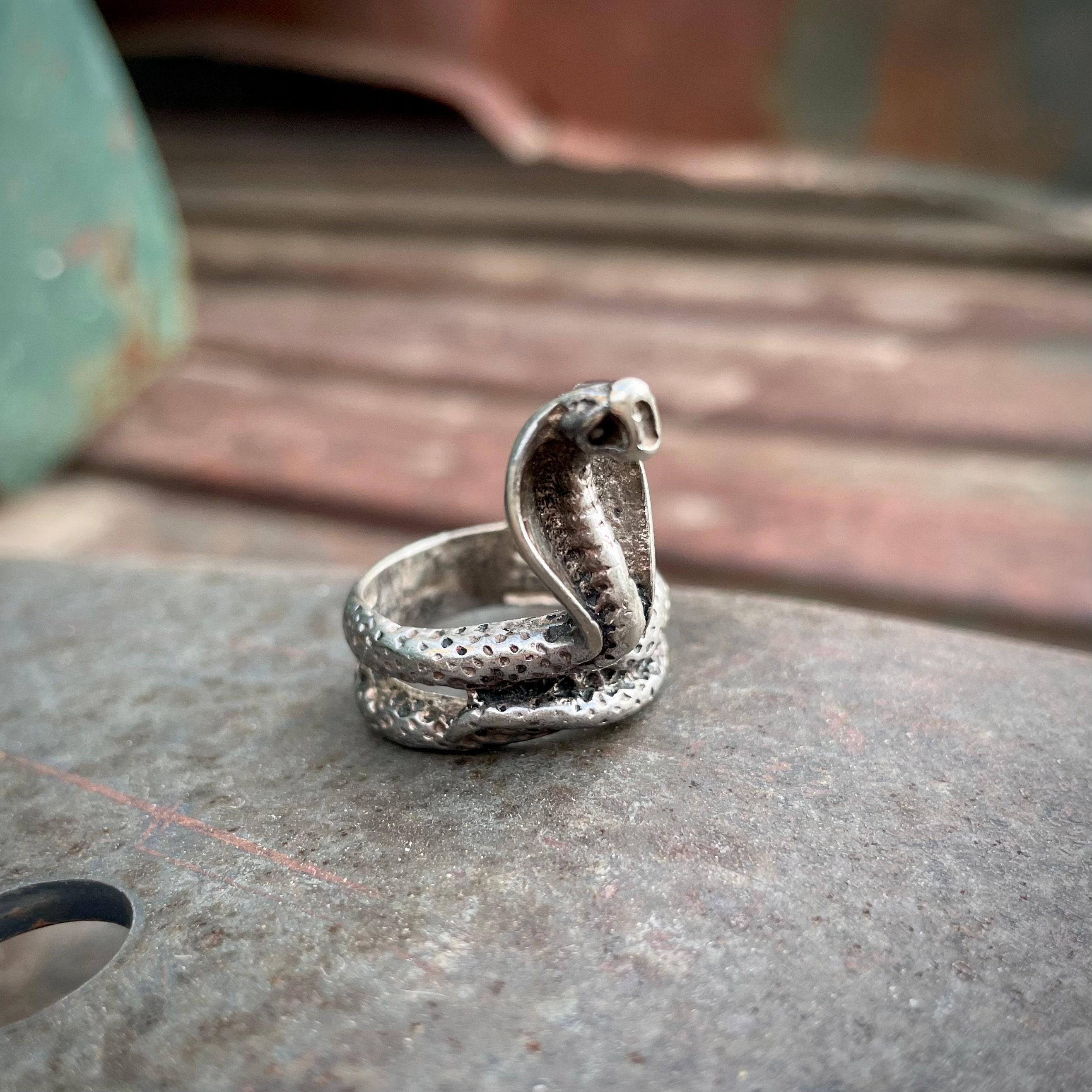 925 Sterling Silver Snake Ring – Kanoa Living