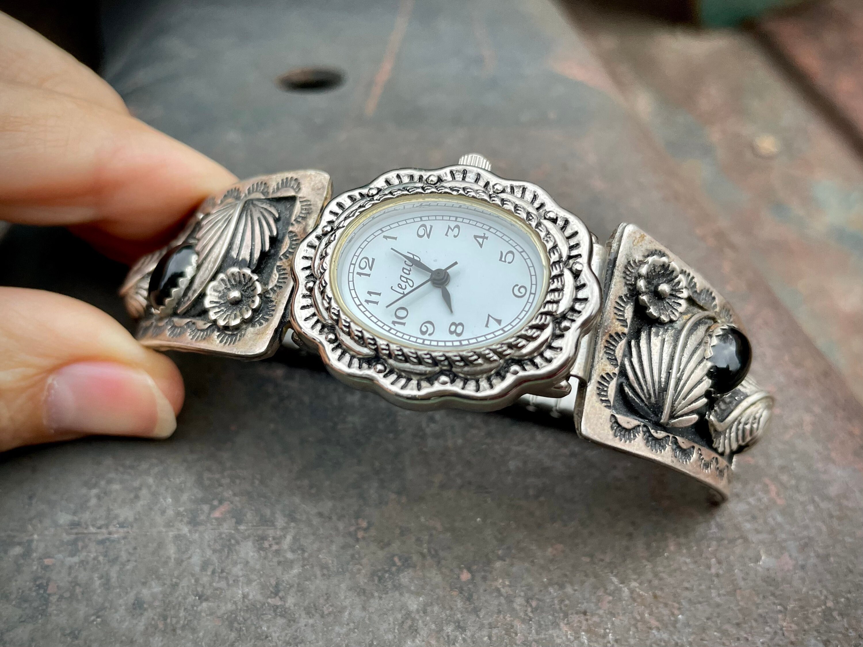 ★*★様 Navajo silver vintage Signed Vintage Native American Navajo Sterling Silver Coyote