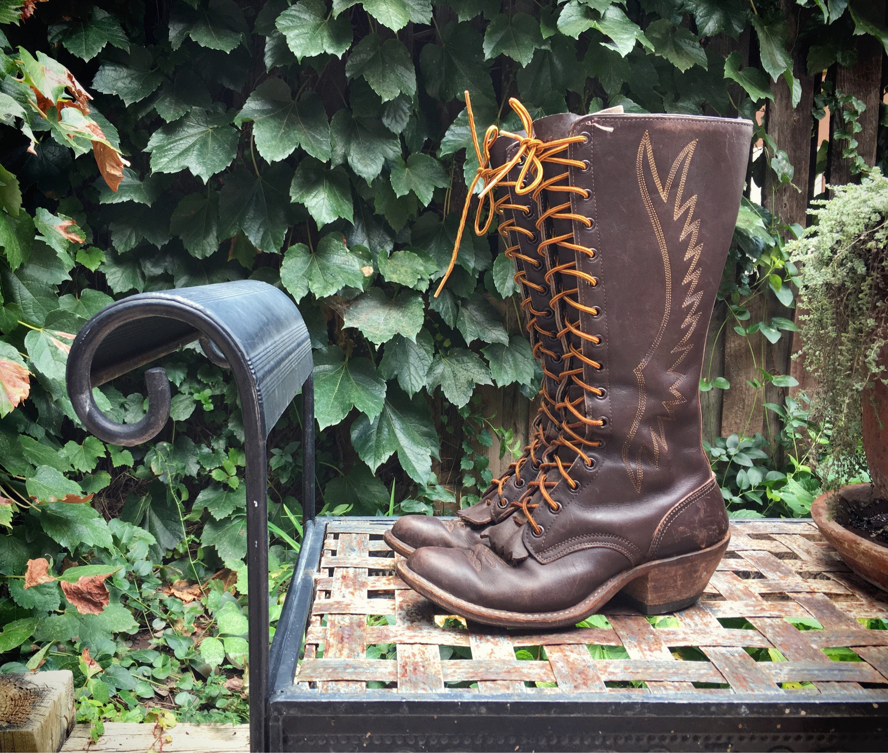 Lace up packer clearance boots